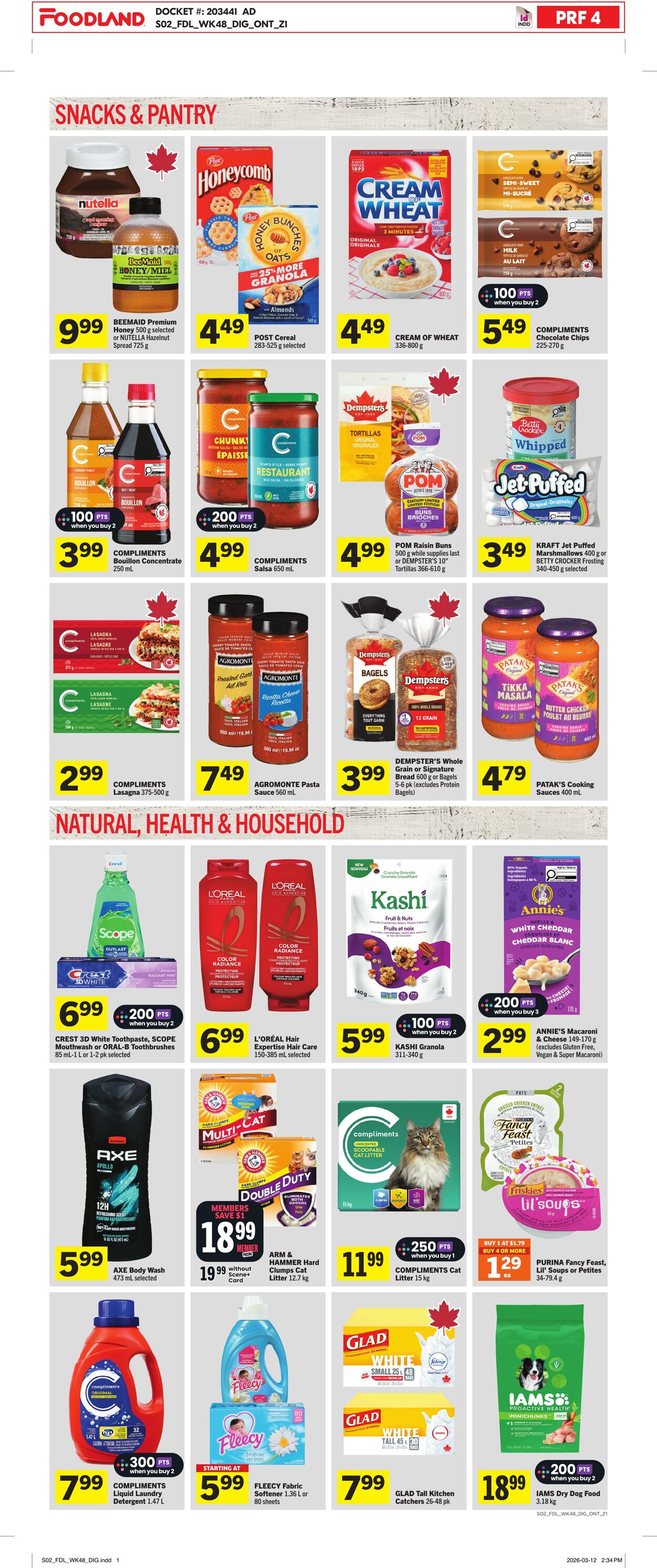 Flyer Foodland 26.03.2026 - 01.04.2026