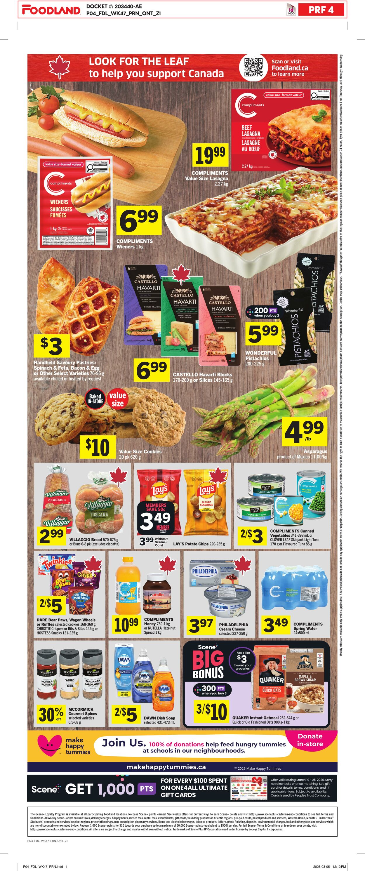 Flyer Foodland 19.03.2026 - 25.03.2026