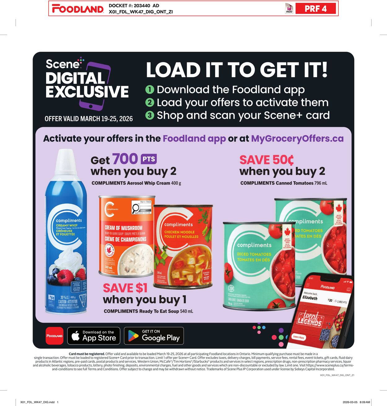 Flyer Foodland 19.03.2026 - 25.03.2026