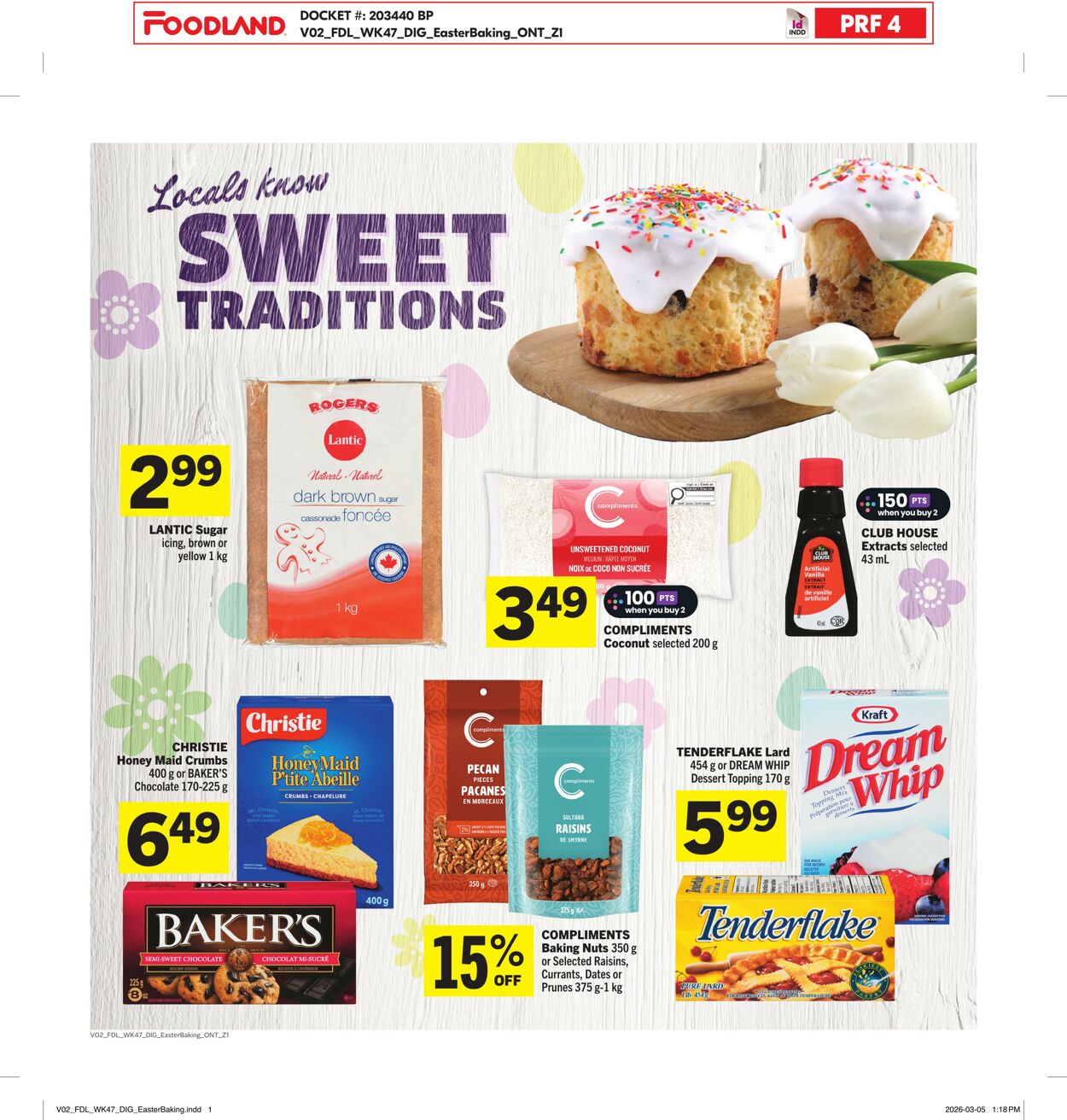 Flyer Foodland 19.03.2026 - 25.03.2026