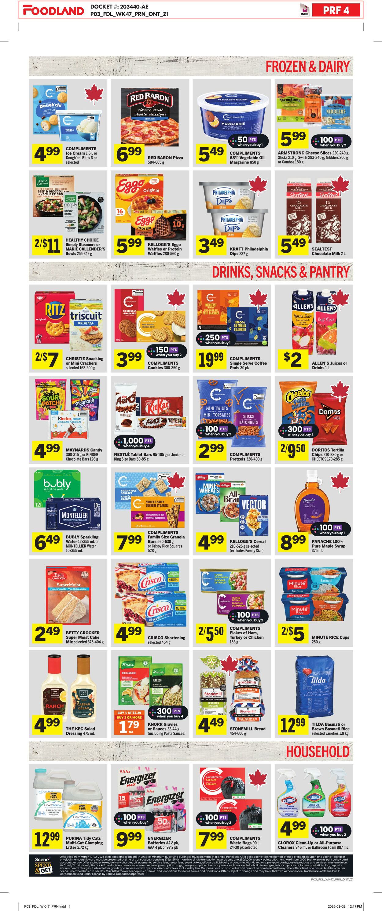 Flyer Foodland 19.03.2026 - 25.03.2026