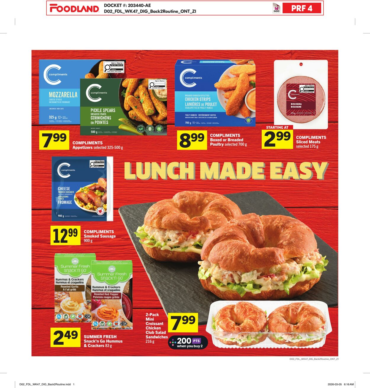 Flyer Foodland 19.03.2026 - 25.03.2026