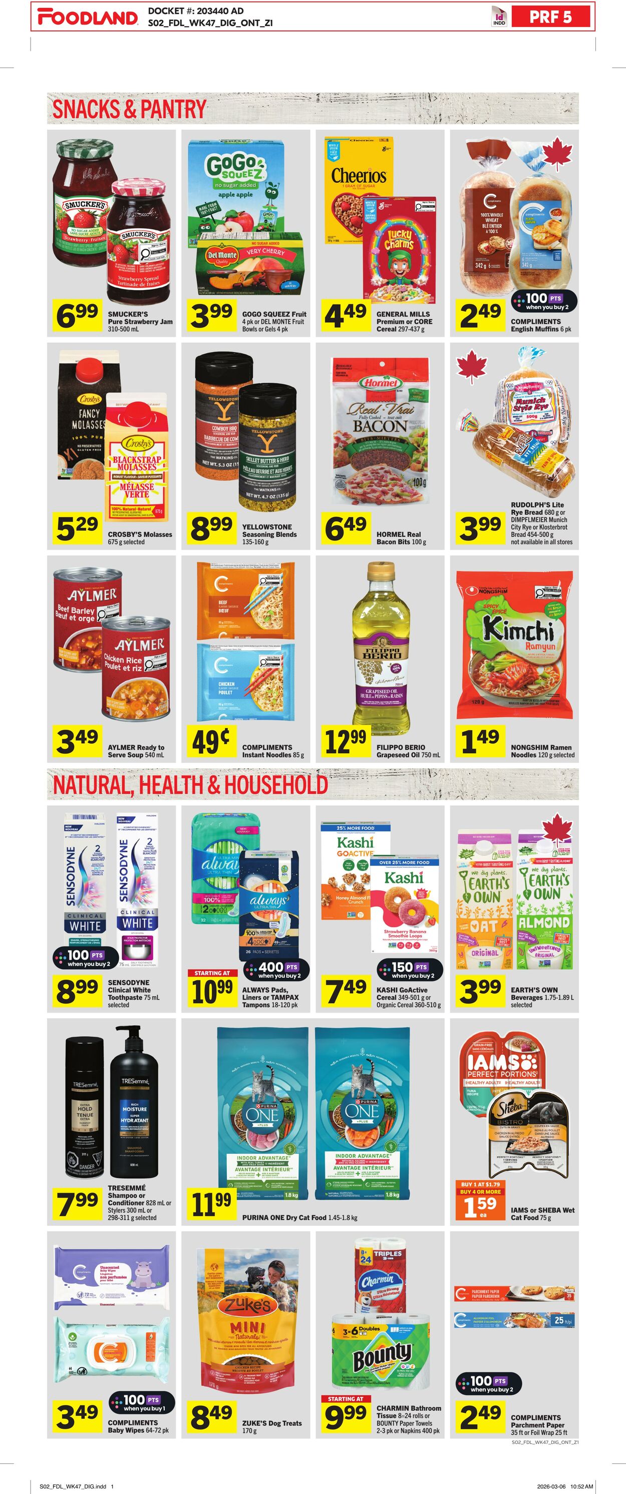 Flyer Foodland 19.03.2026 - 25.03.2026