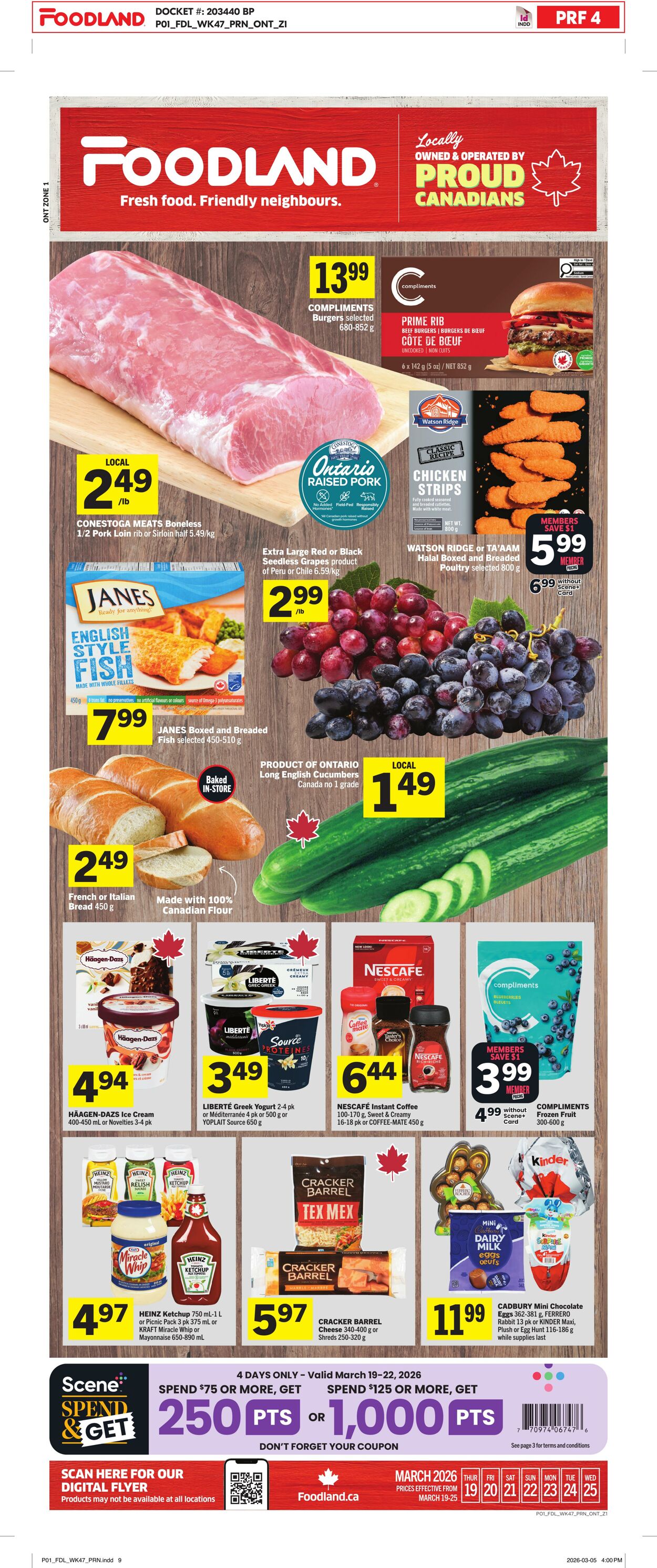 Flyer Foodland 19.03.2026 - 25.03.2026