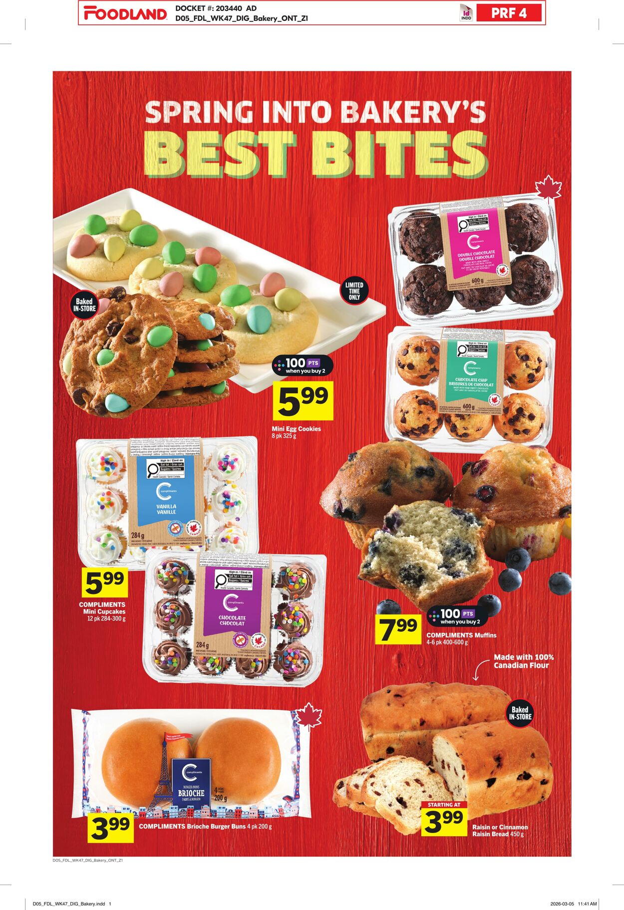 Flyer Foodland 19.03.2026 - 25.03.2026