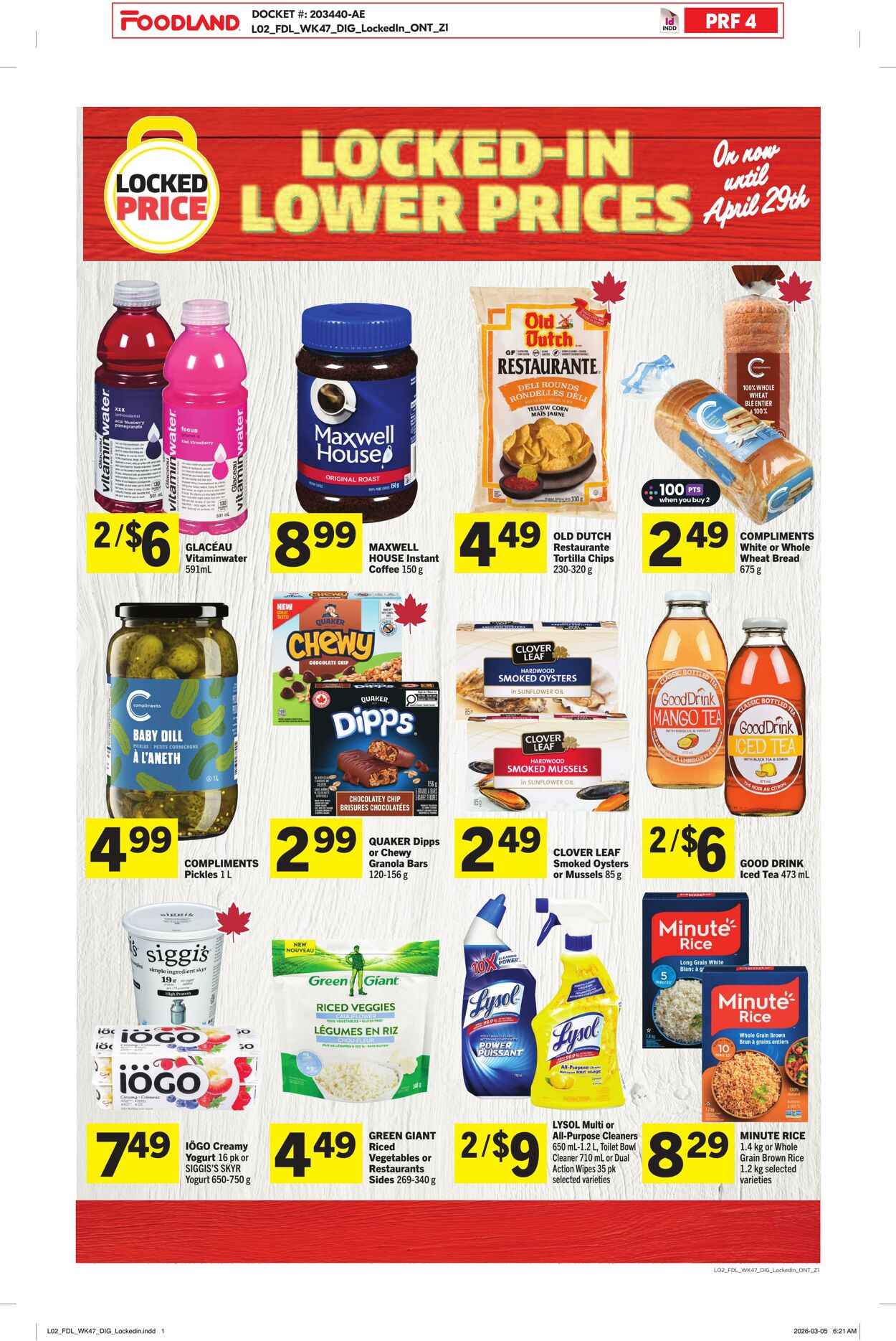 Flyer Foodland 19.03.2026 - 25.03.2026