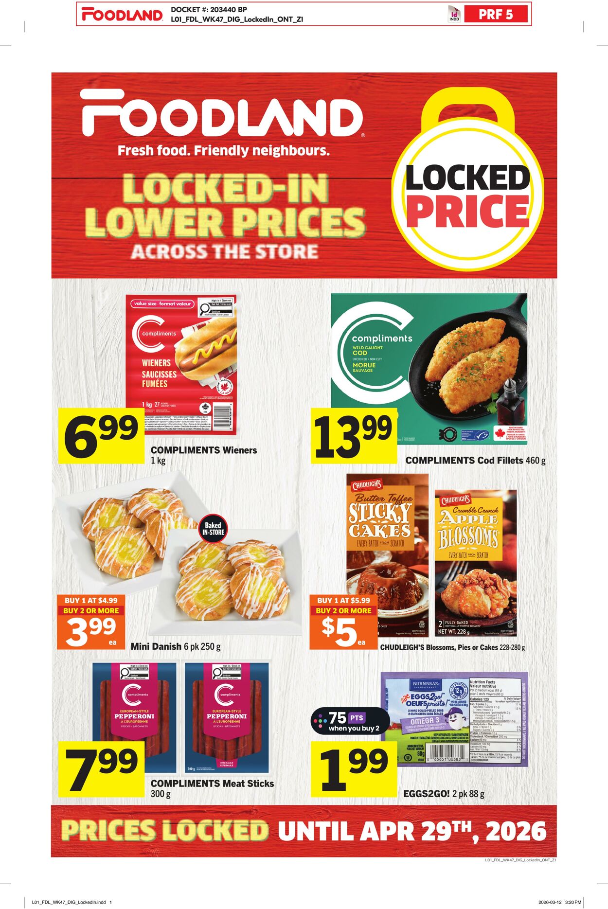 Flyer Foodland 19.03.2026 - 25.03.2026