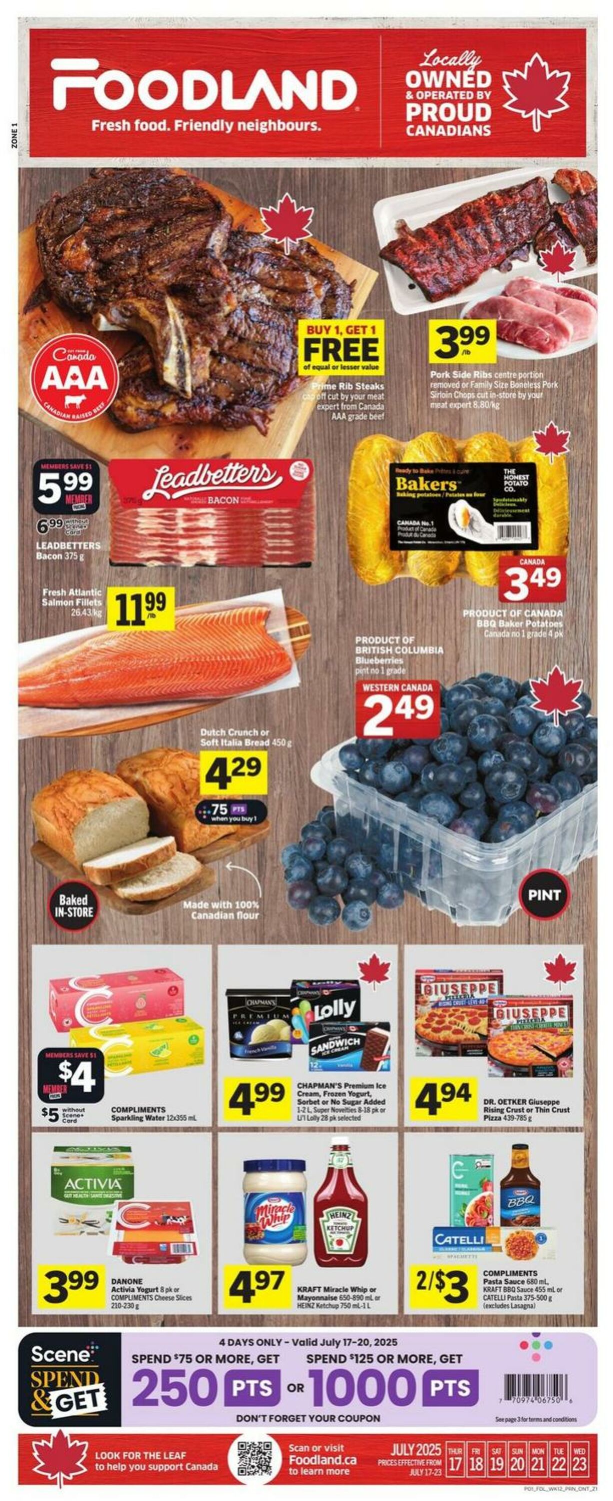 Flyer Foodland 17.07.2025 - 23.07.2025