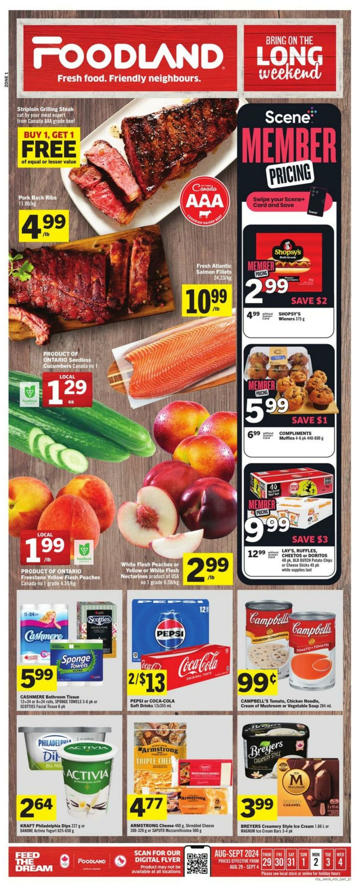 Flyer Foodland 29.08.2024 - 04.09.2024