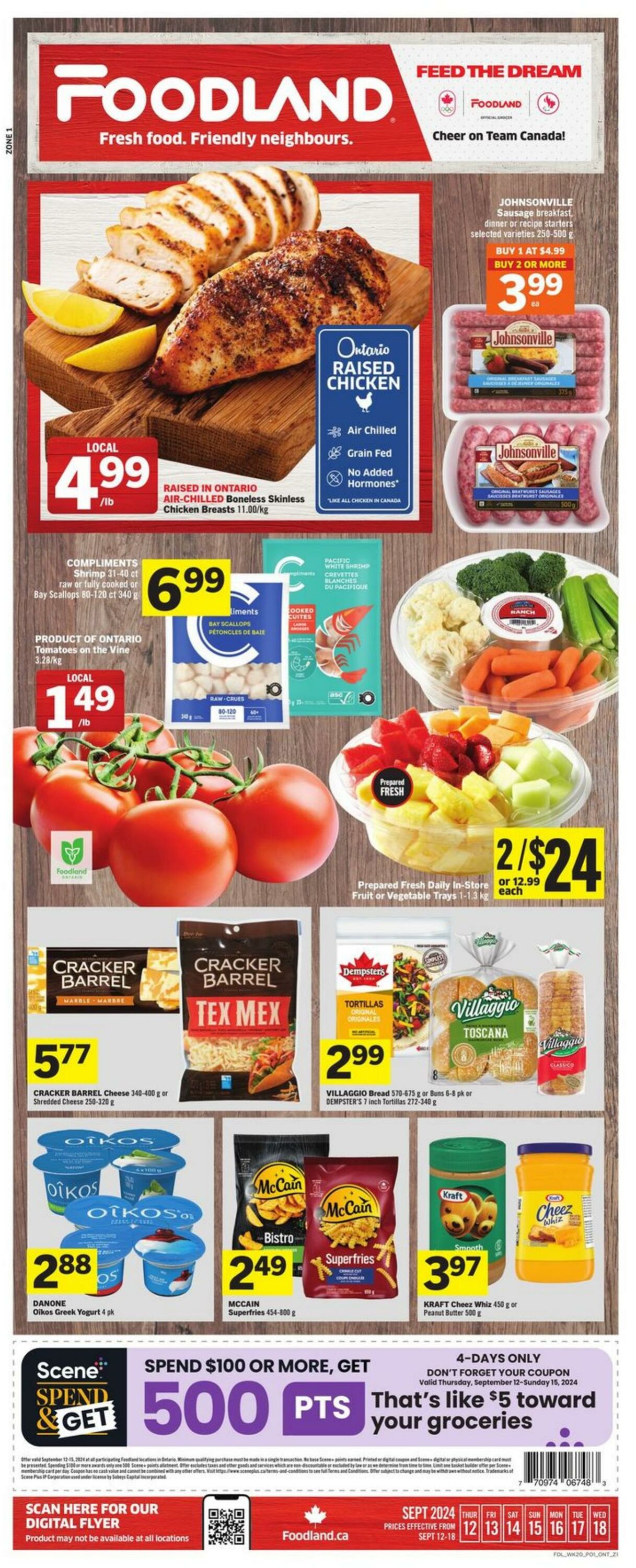 Flyer Foodland 12.09.2024 - 18.09.2024