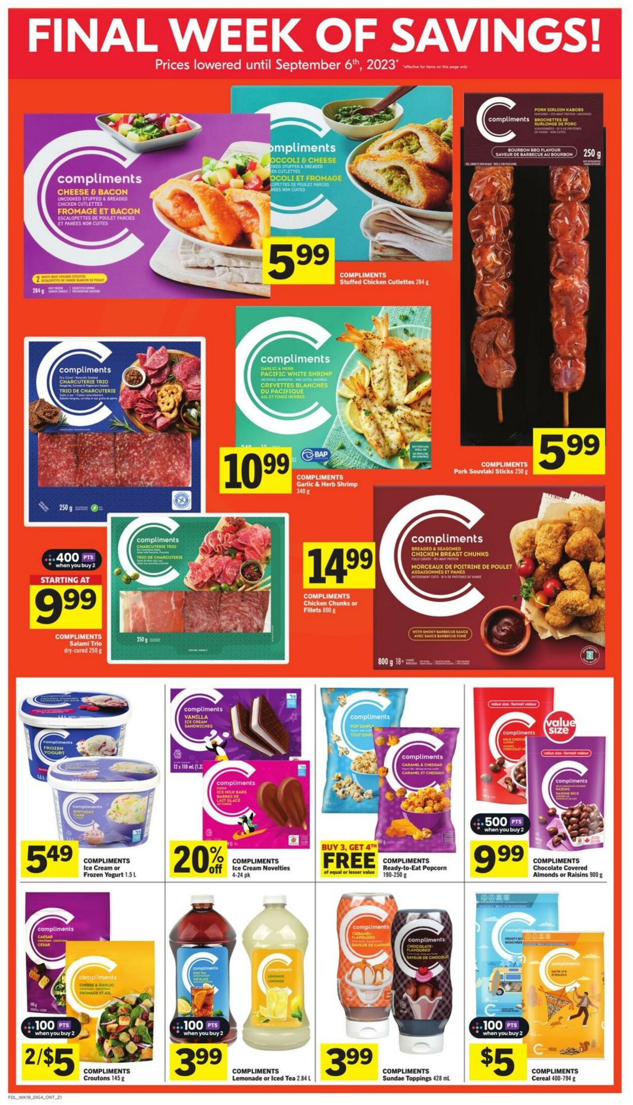 Flyer Foodland 31.08.2023 - 06.09.2023