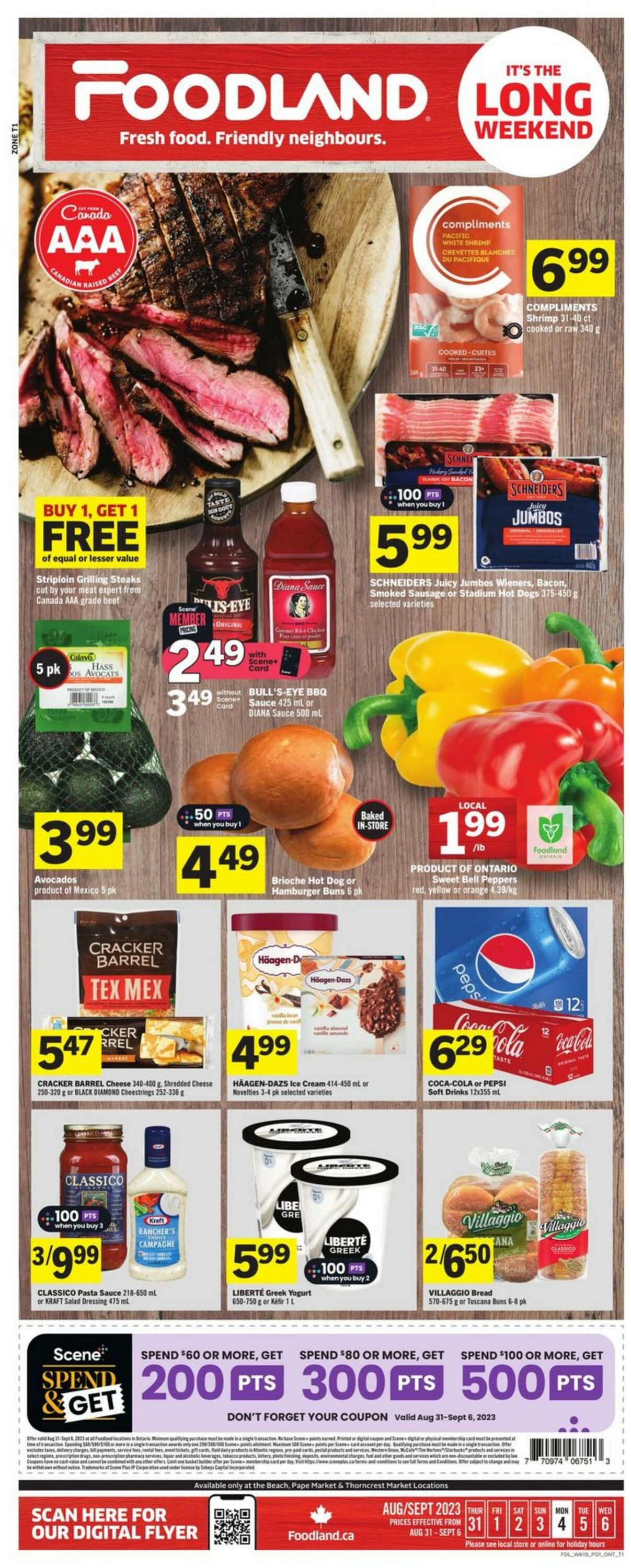 Flyer Foodland 31.08.2023 - 06.09.2023