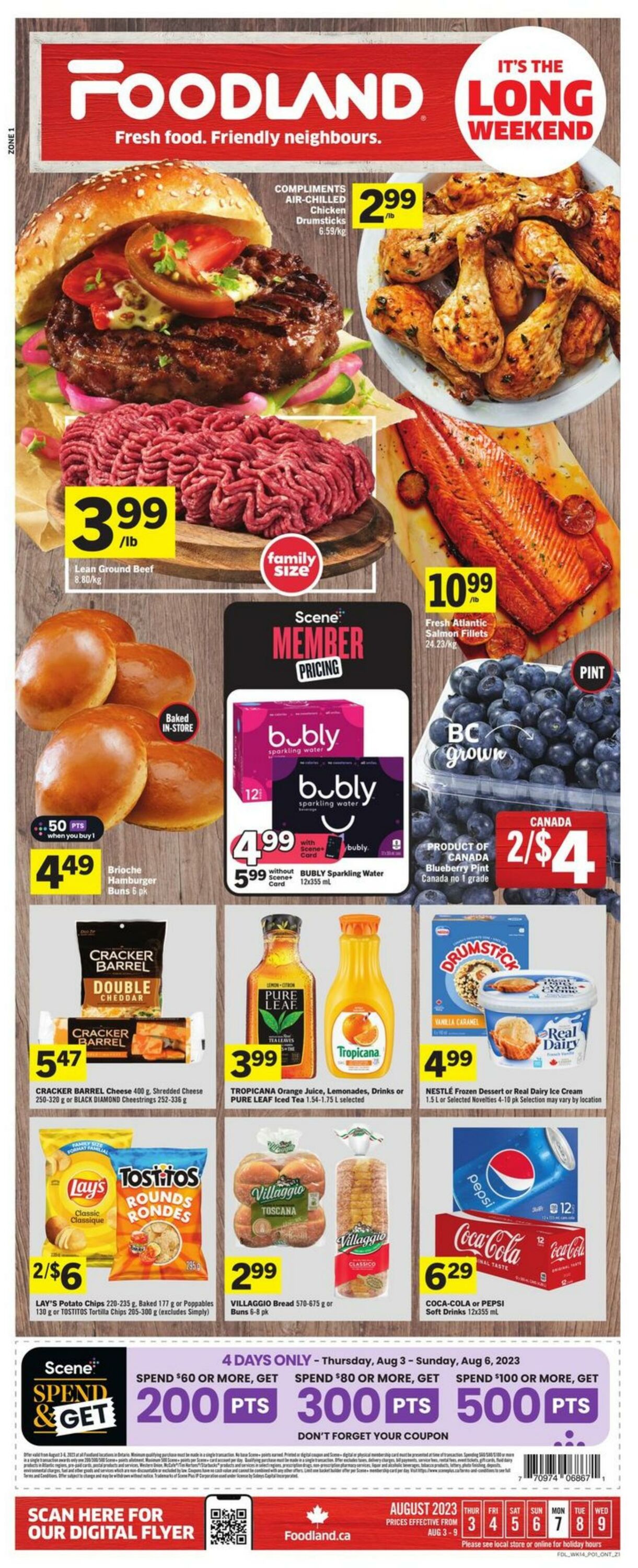 Flyer Foodland 03.08.2023 - 09.08.2023