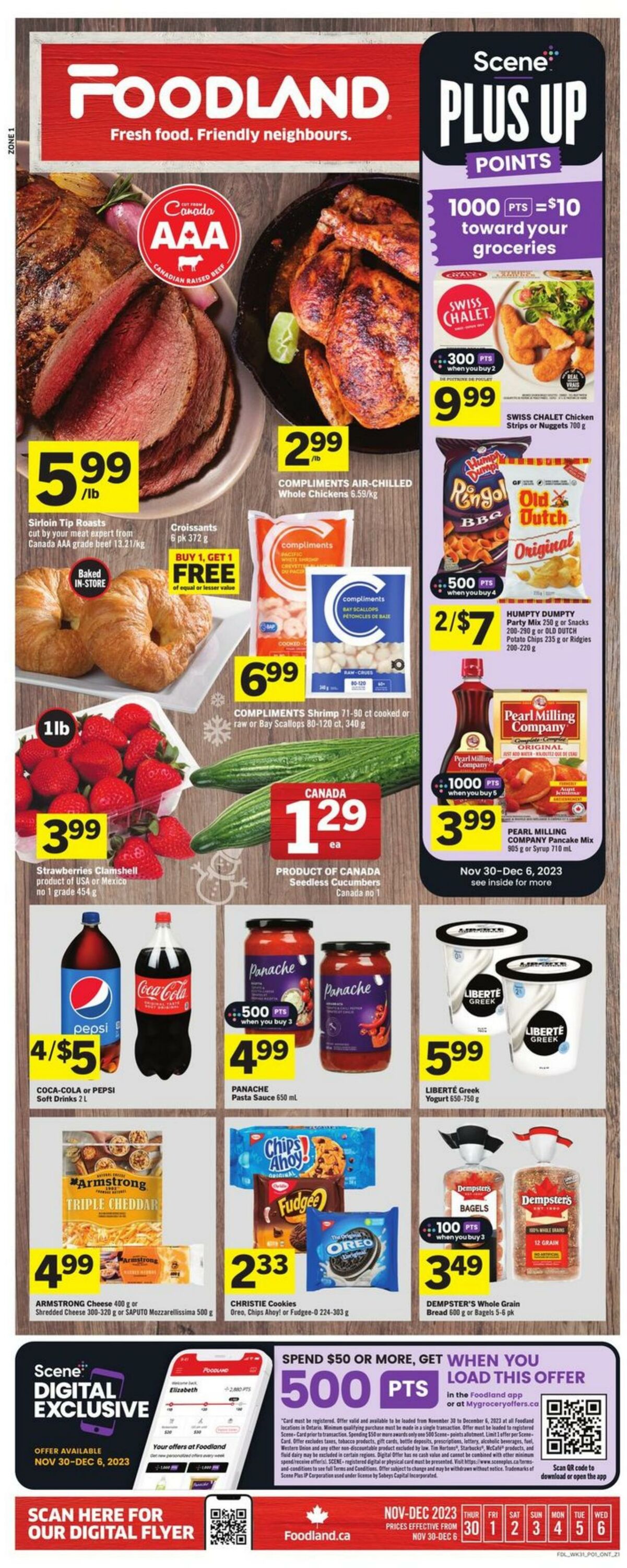 Flyer Foodland 30.11.2023 - 06.12.2023