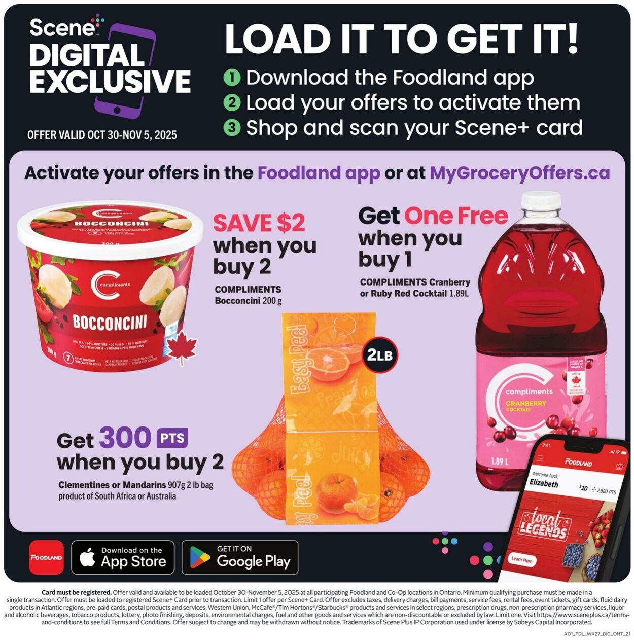 Flyer Foodland 30.10.2025 - 05.11.2025