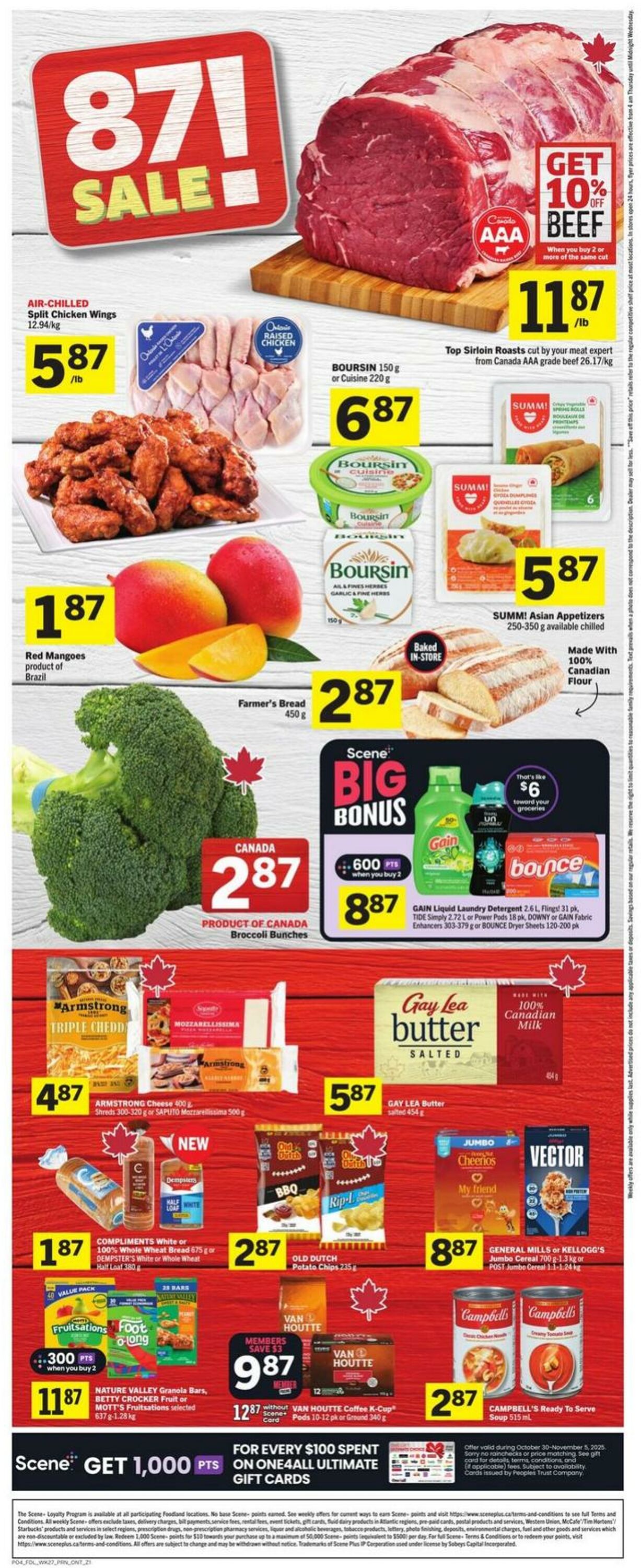 Flyer Foodland 30.10.2025 - 05.11.2025