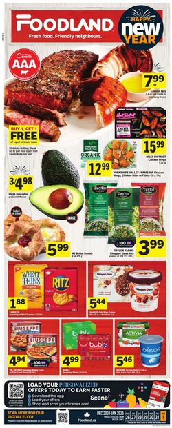 Flyer Foodland 26.12.2024 - 01.01.2025