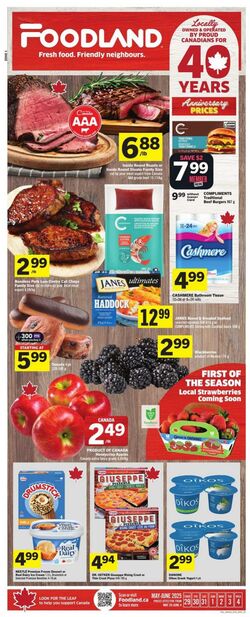 Flyer Foodland 29.05.2025 - 04.06.2025
