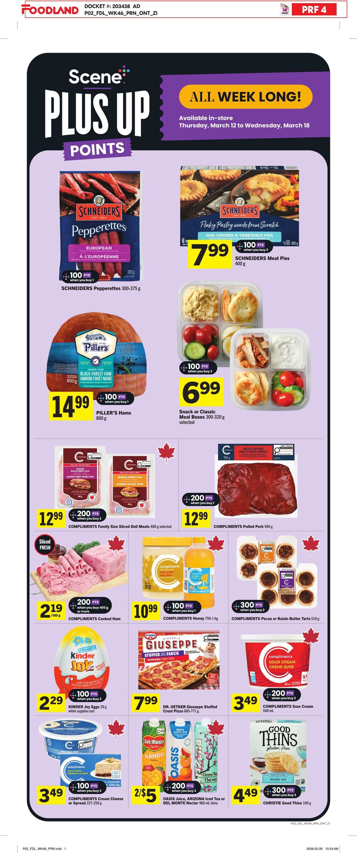 Flyer Foodland 12.03.2026 - 18.03.2026