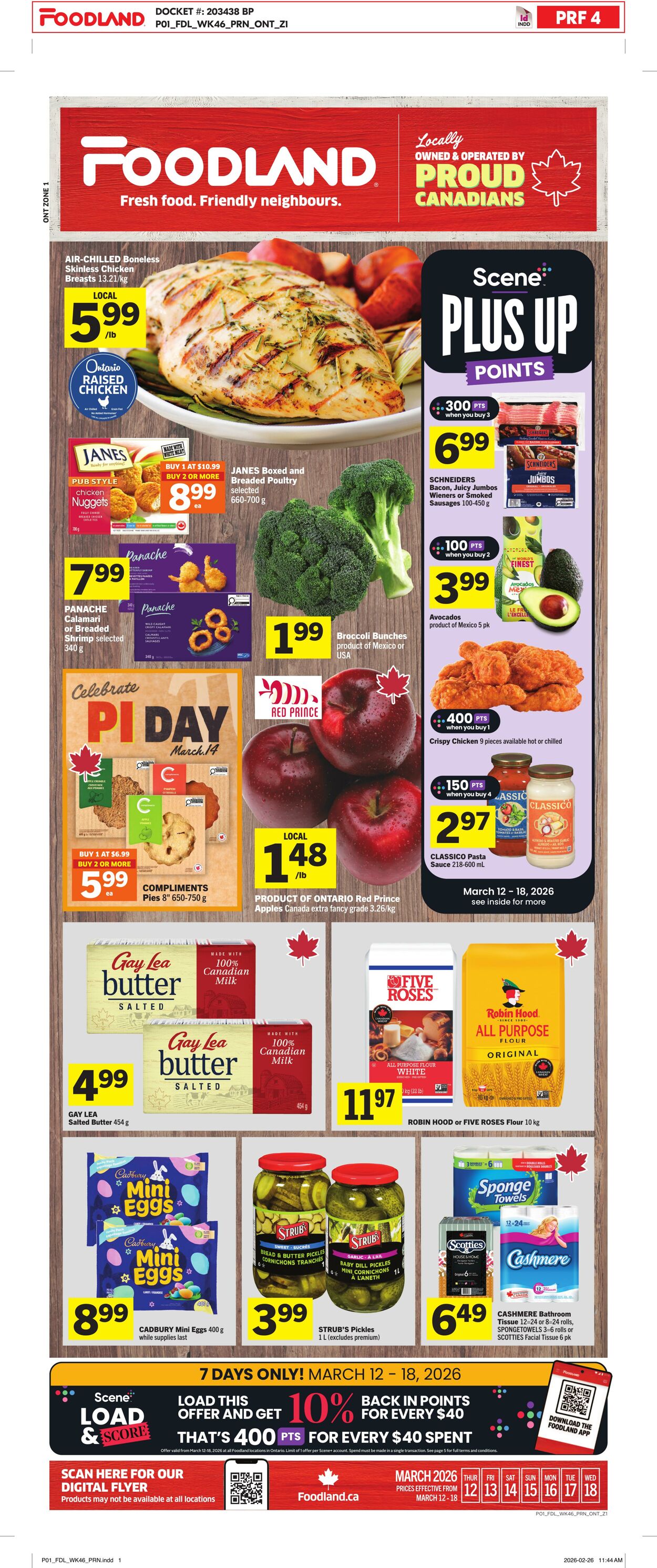 Flyer Foodland 12.03.2026 - 18.03.2026