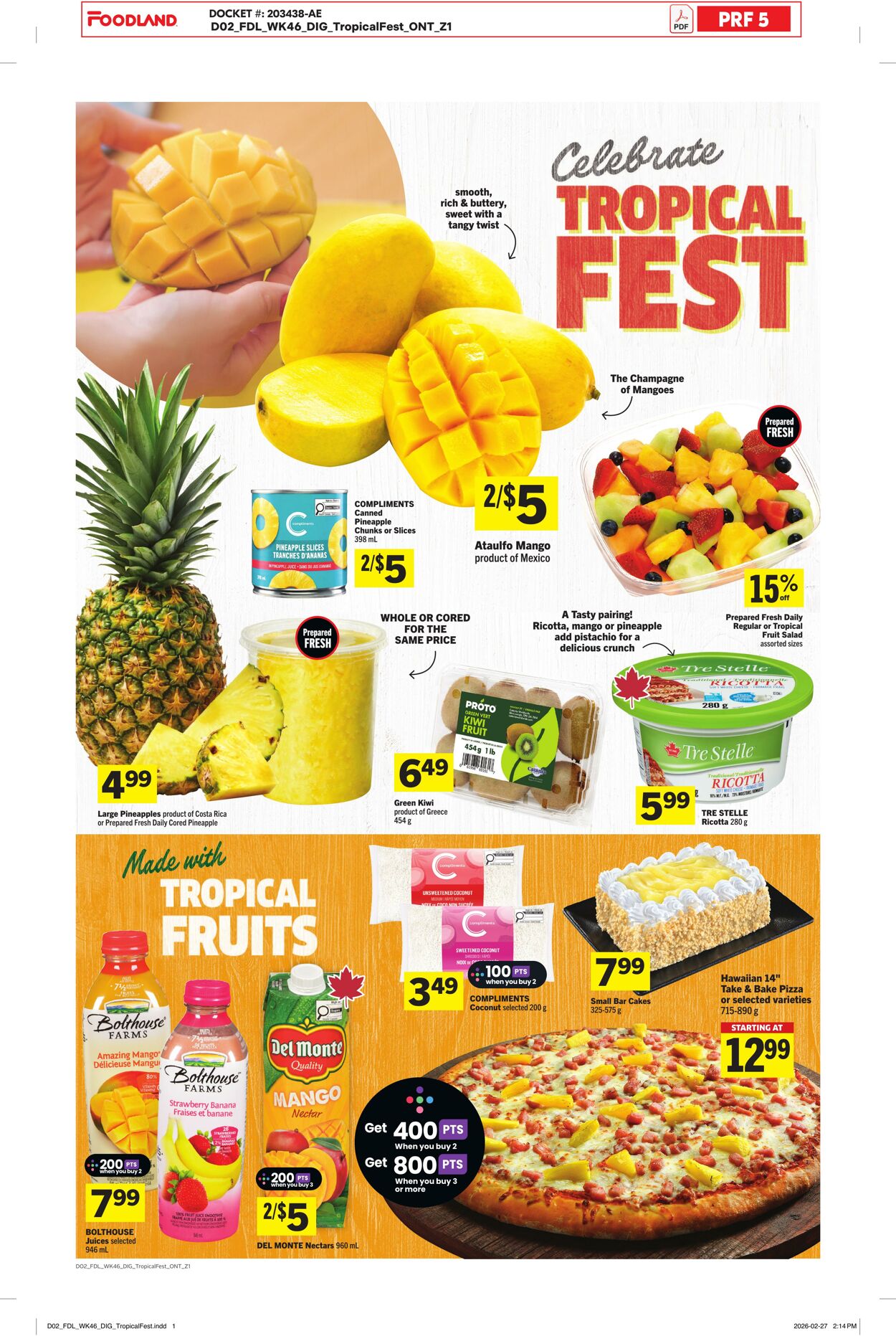 Flyer Foodland 12.03.2026 - 18.03.2026