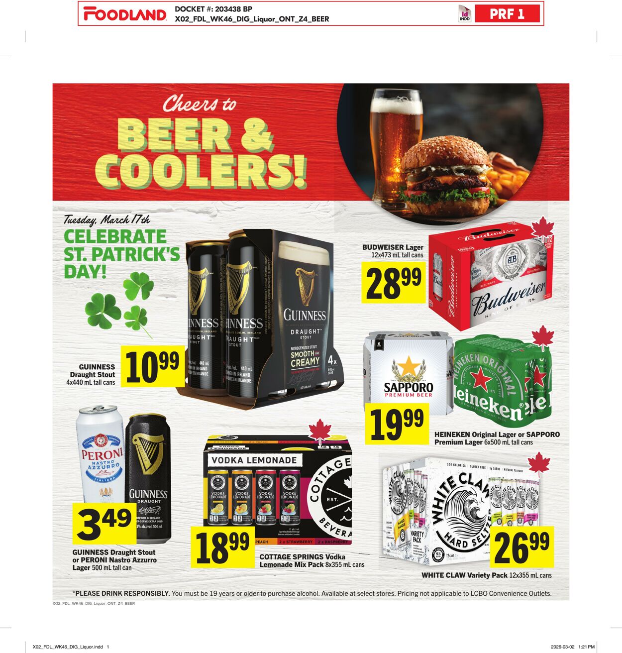 Flyer Foodland 12.03.2026 - 18.03.2026