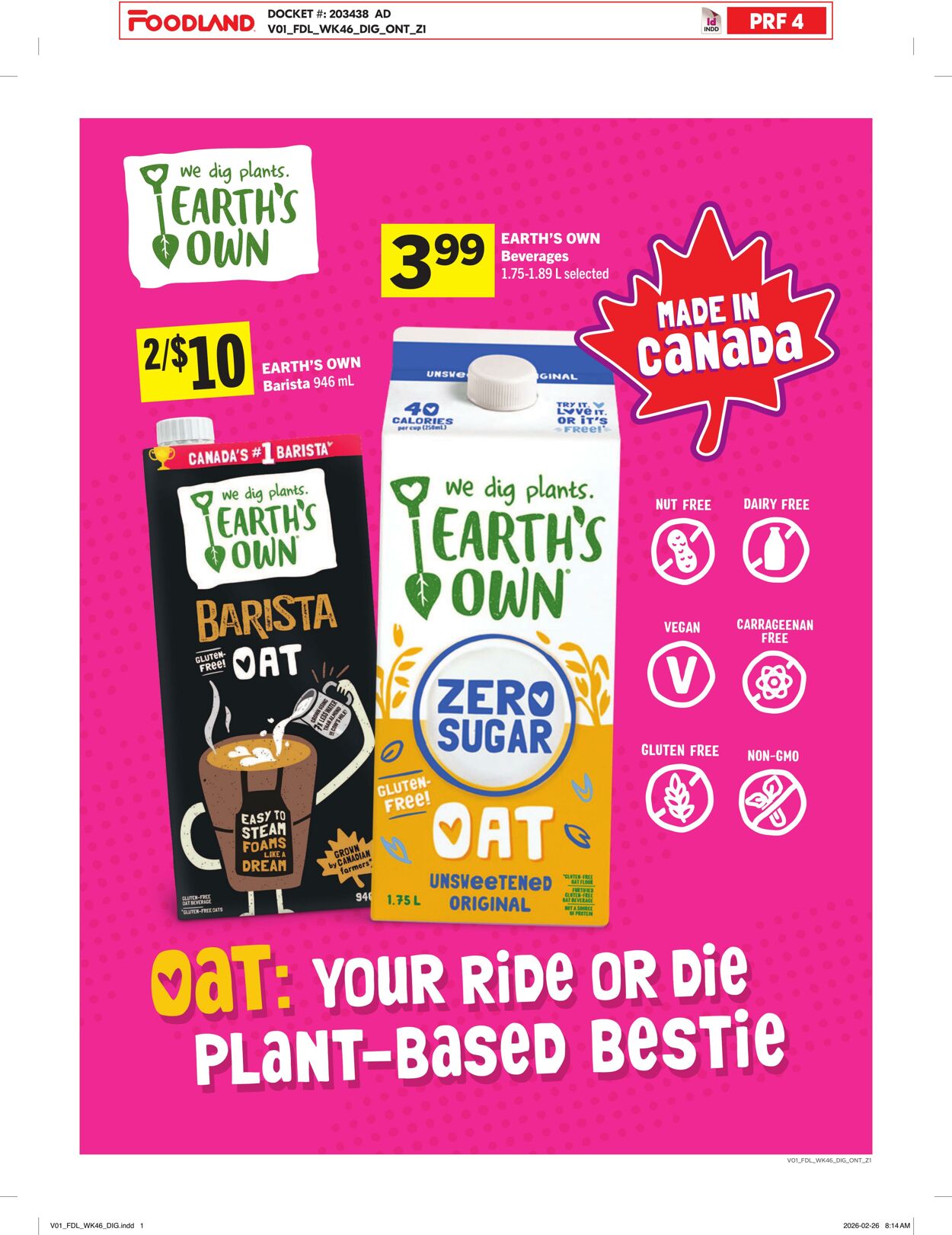 Flyer Foodland 12.03.2026 - 18.03.2026