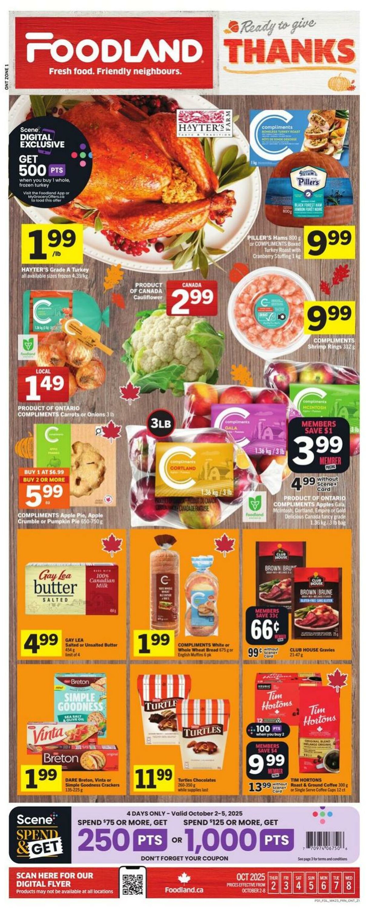 Flyer Foodland 02.10.2025 - 15.10.2025