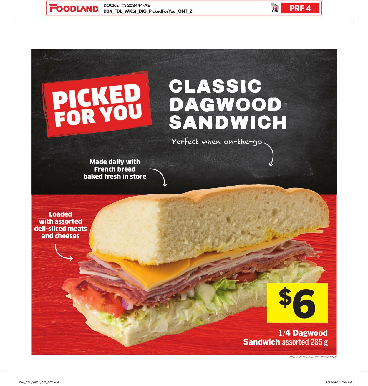Flyer Foodland 16.04.2026 - 22.04.2026