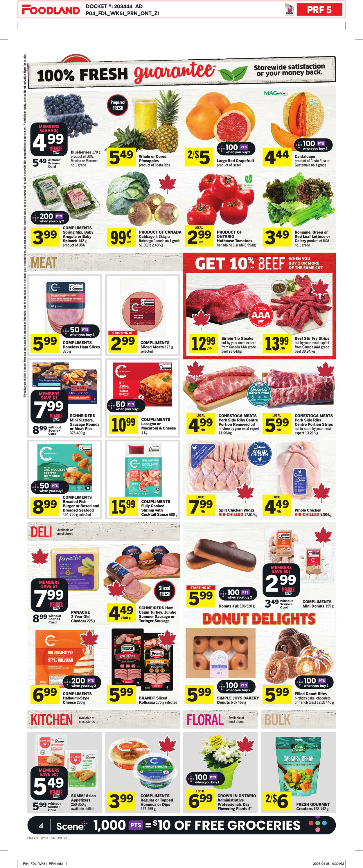 Flyer Foodland 16.04.2026 - 22.04.2026
