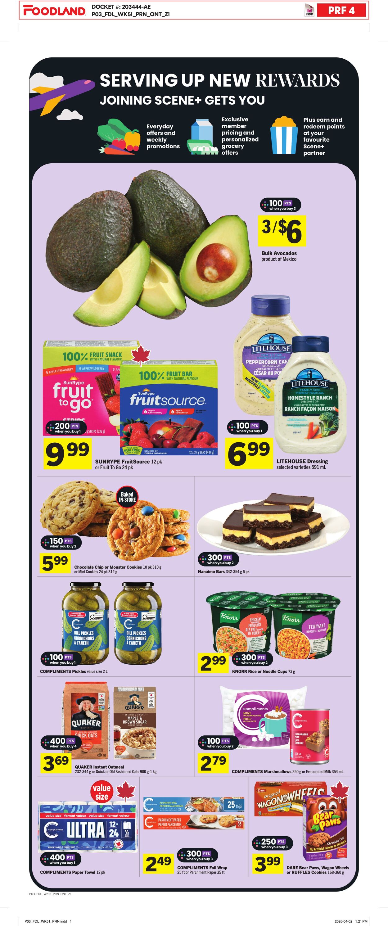 Flyer Foodland 16.04.2026 - 22.04.2026