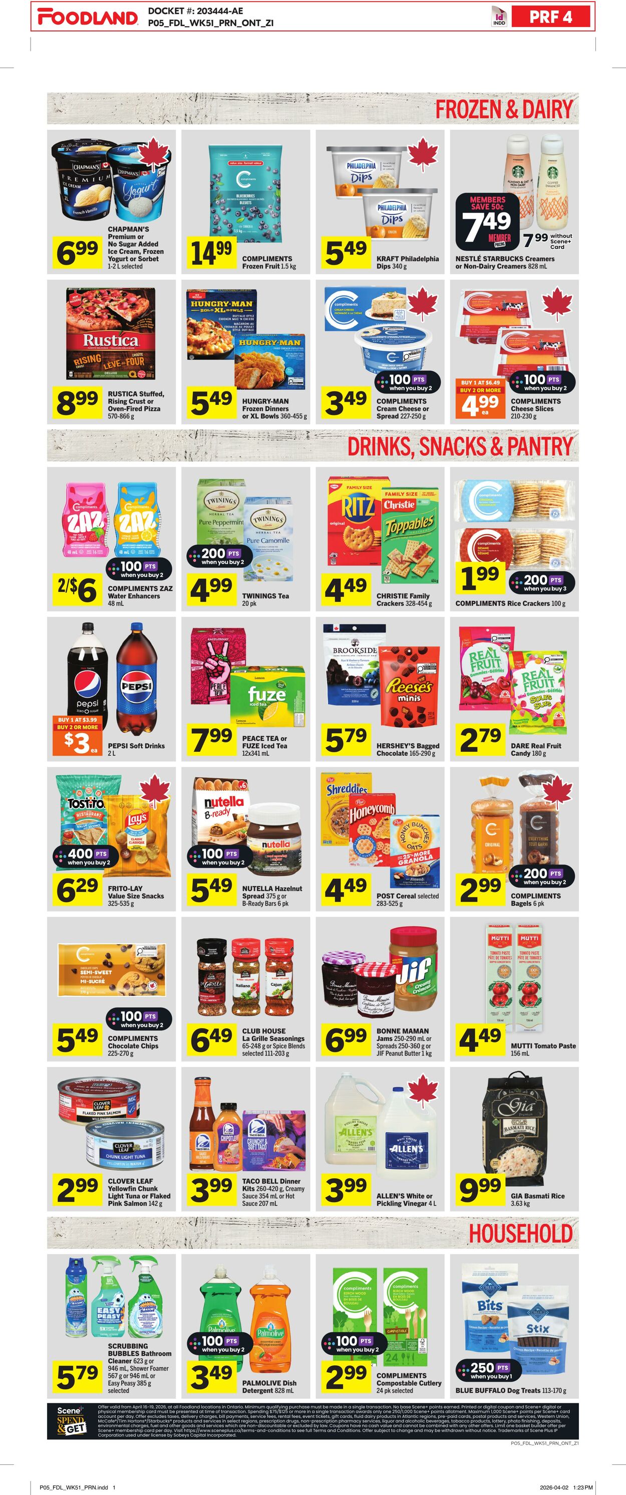 Flyer Foodland 16.04.2026 - 22.04.2026