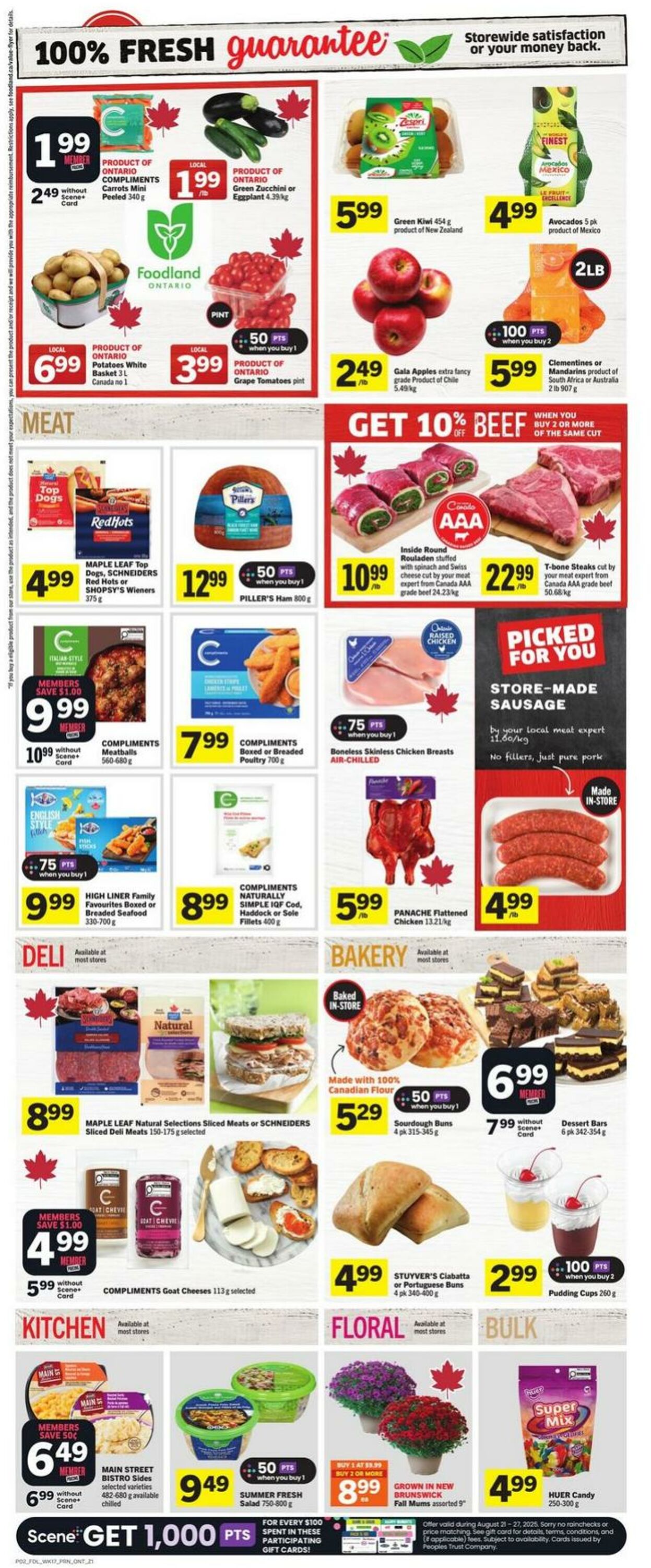 Flyer Foodland 21.08.2025 - 27.08.2025