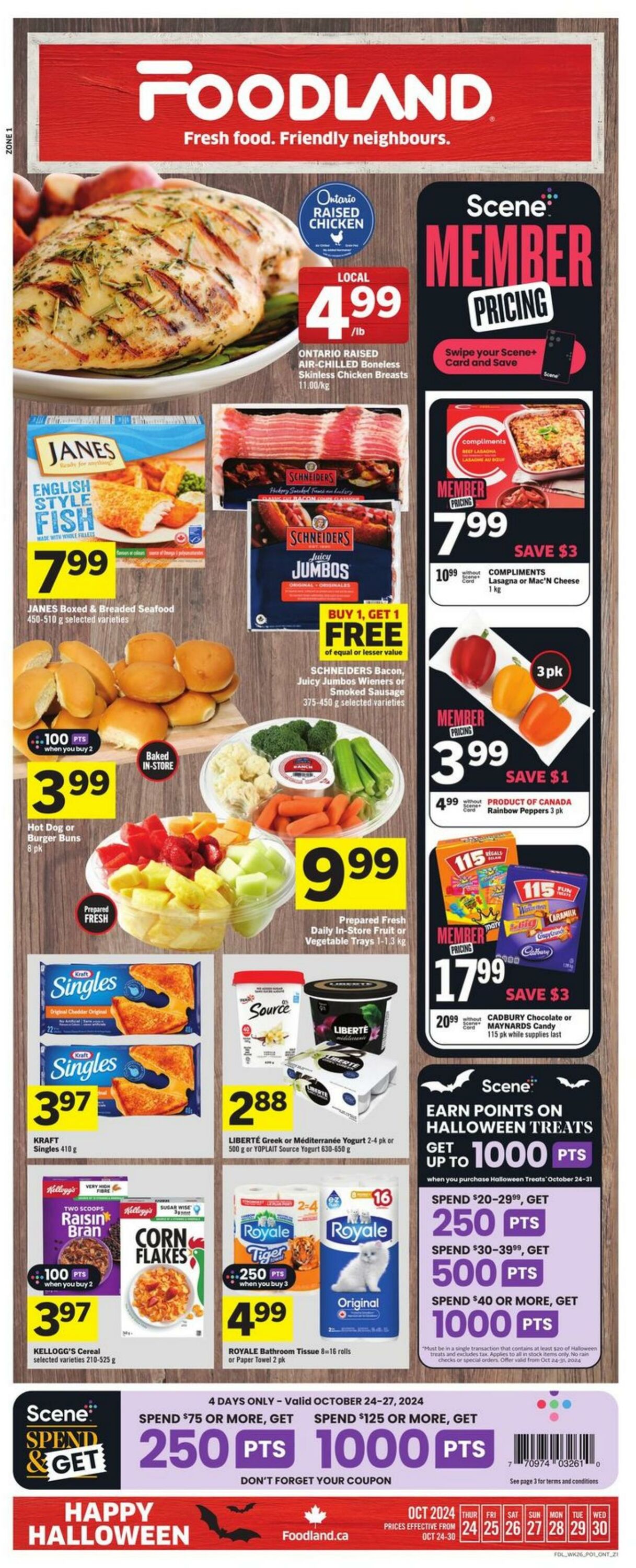 Flyer Foodland 24.10.2024 - 30.10.2024