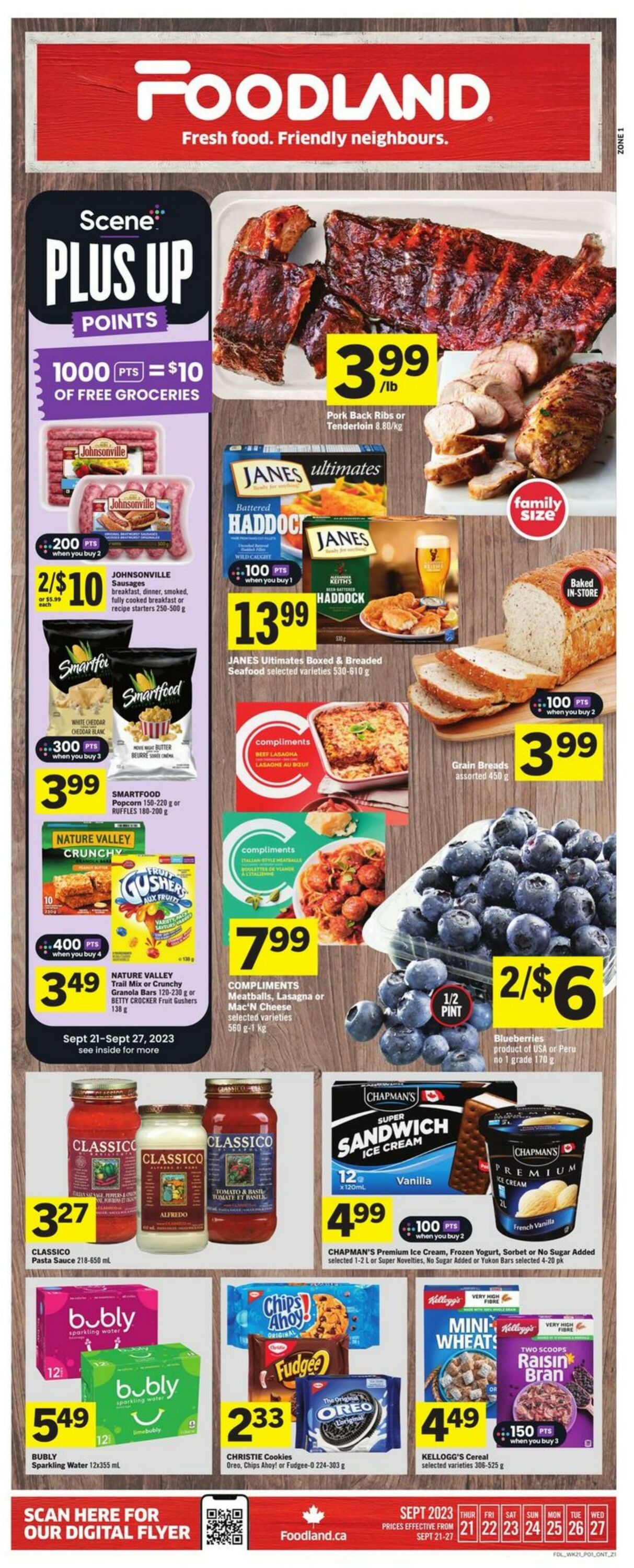 Flyer Foodland 21.09.2023 - 27.09.2023