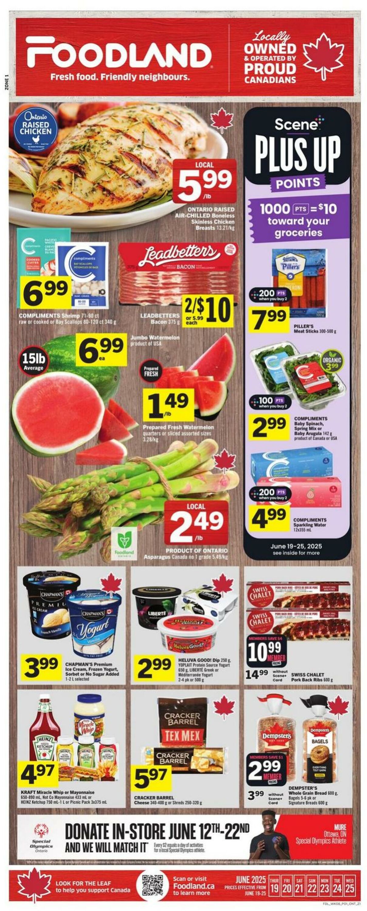 Flyer Foodland 19.06.2025 - 25.06.2025