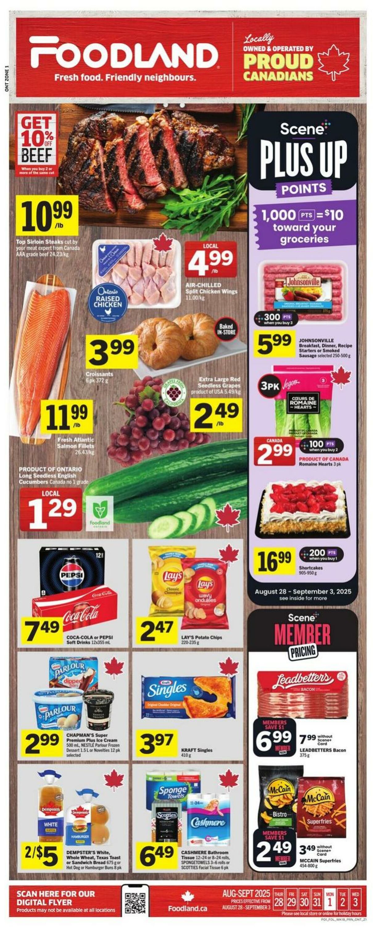 Flyer Foodland 28.08.2025 - 03.09.2025