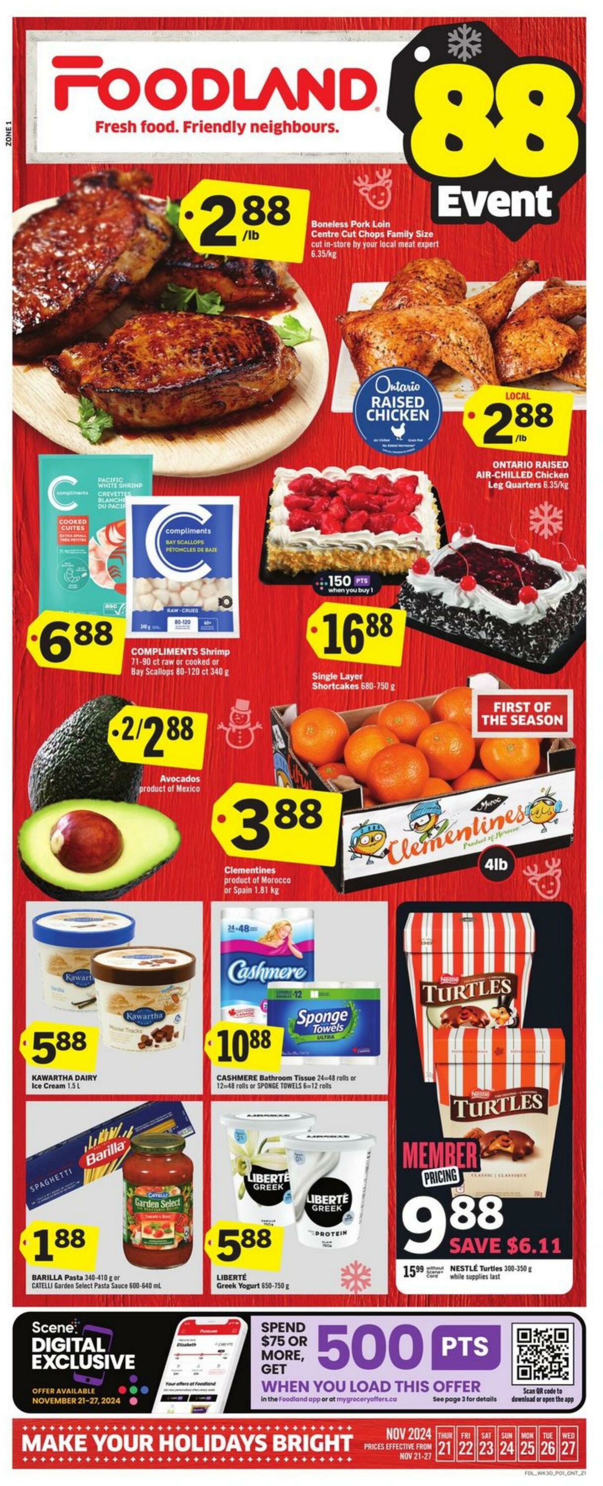 Flyer Foodland 21.11.2024 - 27.11.2024