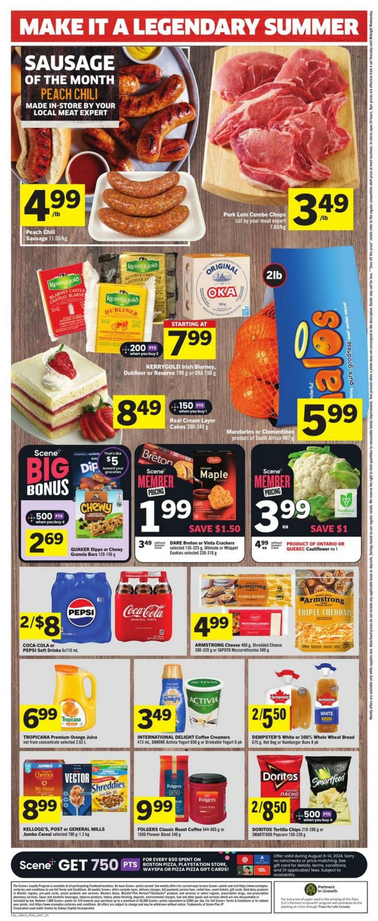 Flyer Foodland 08.08.2024 - 14.08.2024