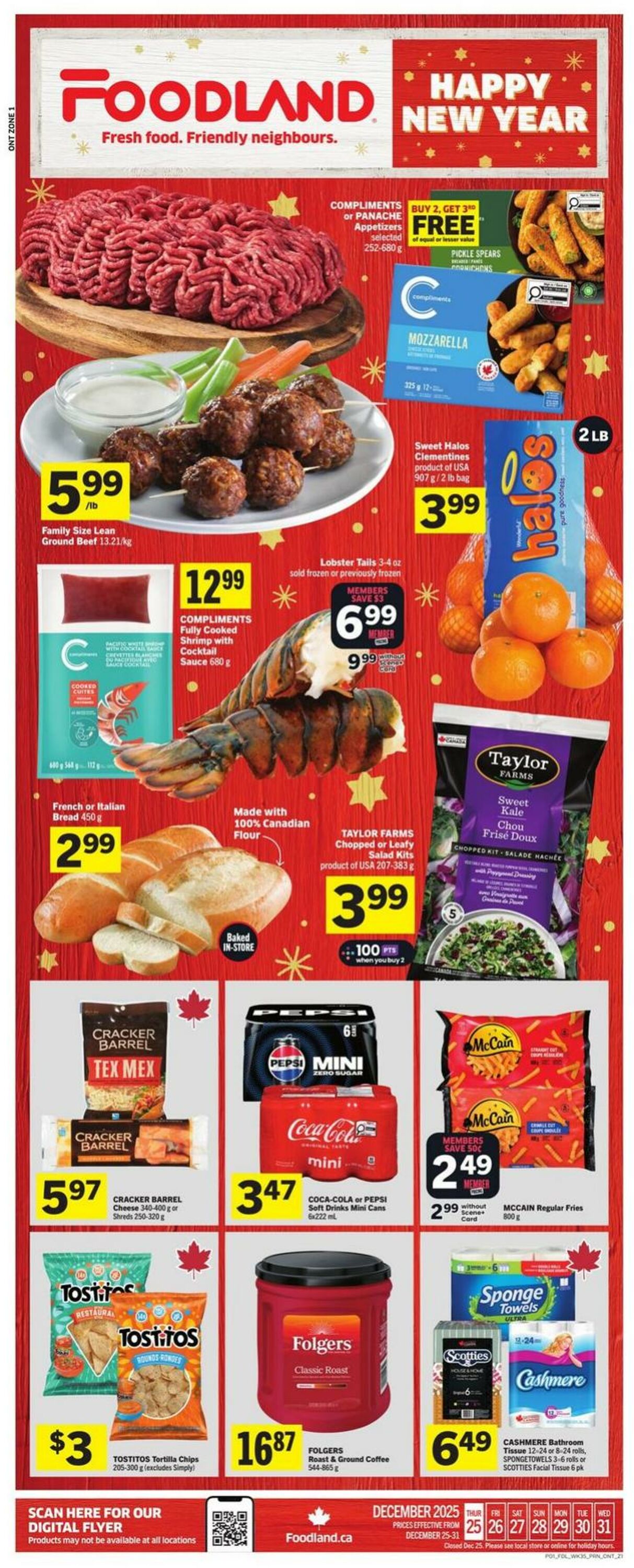 Flyer Foodland 25.12.2025 - 31.12.2025