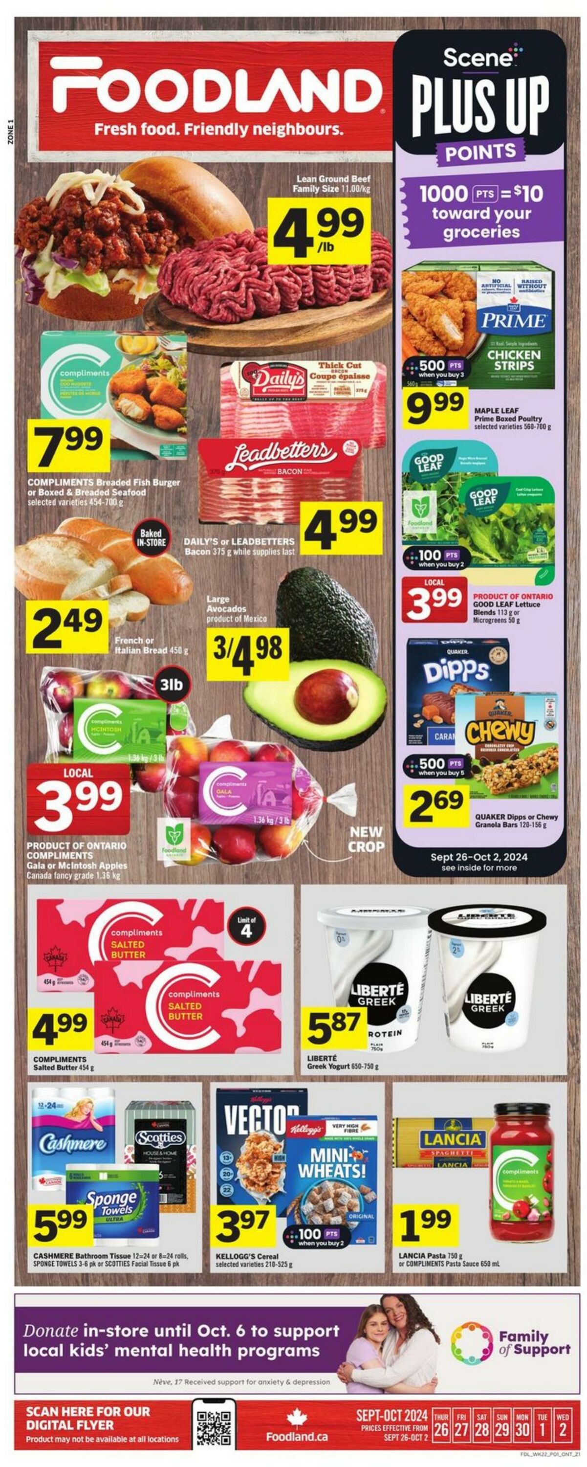 Flyer Foodland 26.09.2024 - 02.10.2024