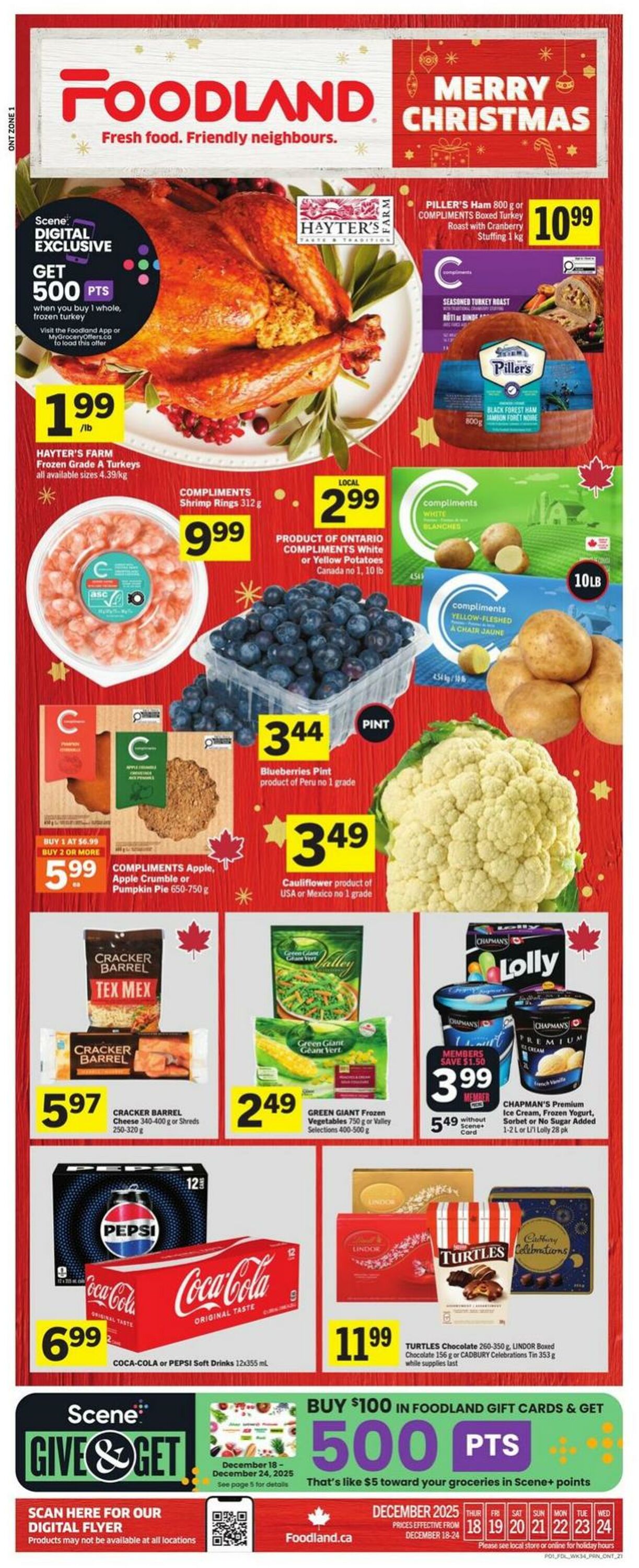 Flyer Foodland 18.12.2025 - 24.12.2025