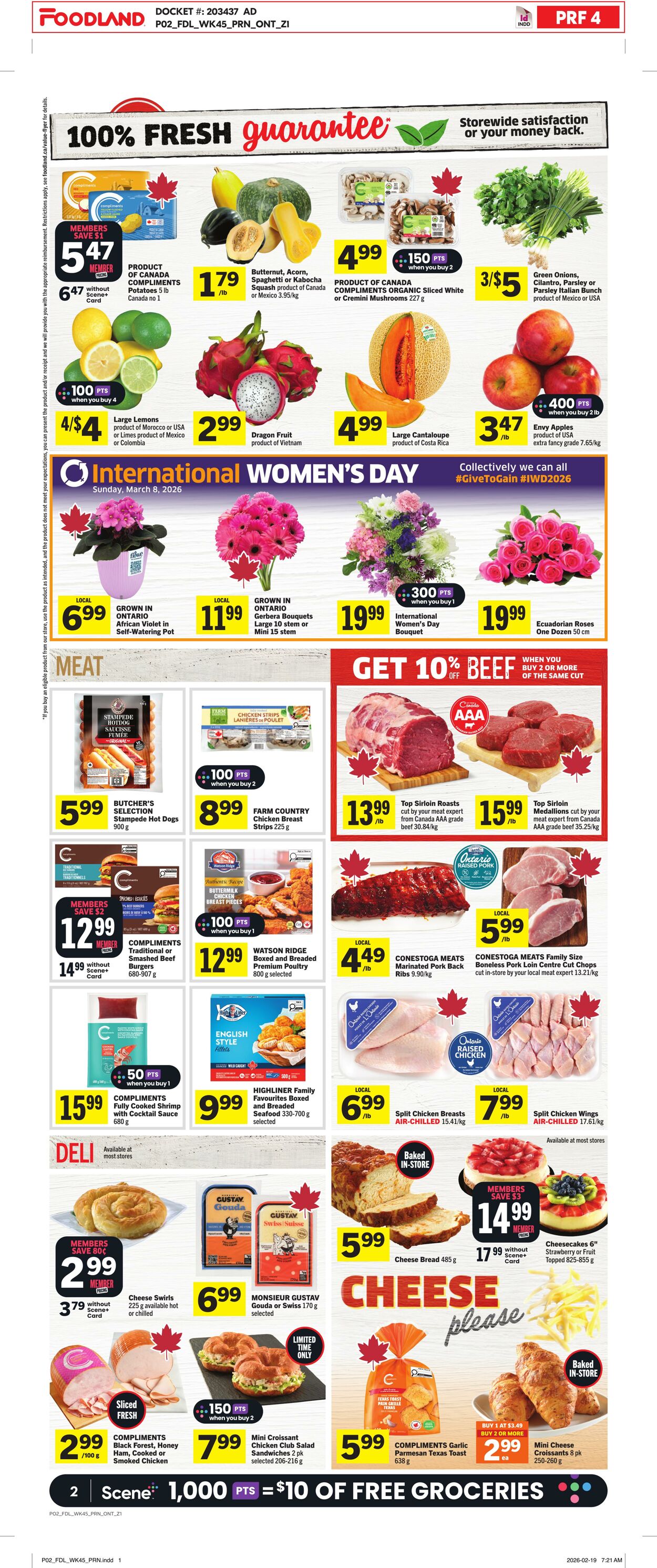 Flyer Foodland 05.03.2026 - 11.03.2026