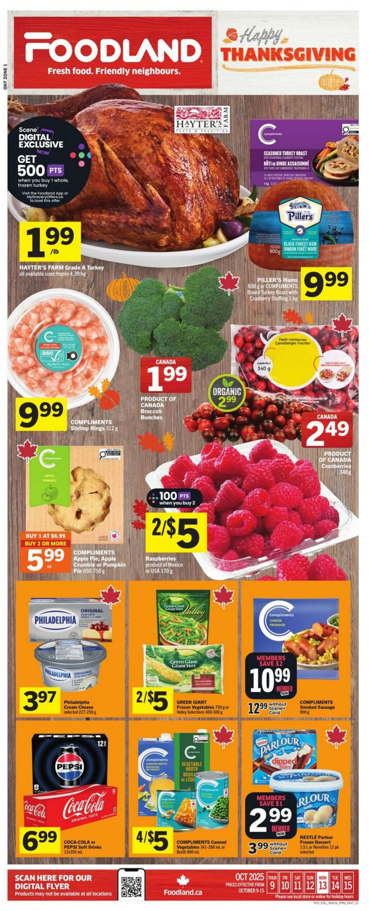 Flyer Foodland 09.10.2025 - 15.10.2025