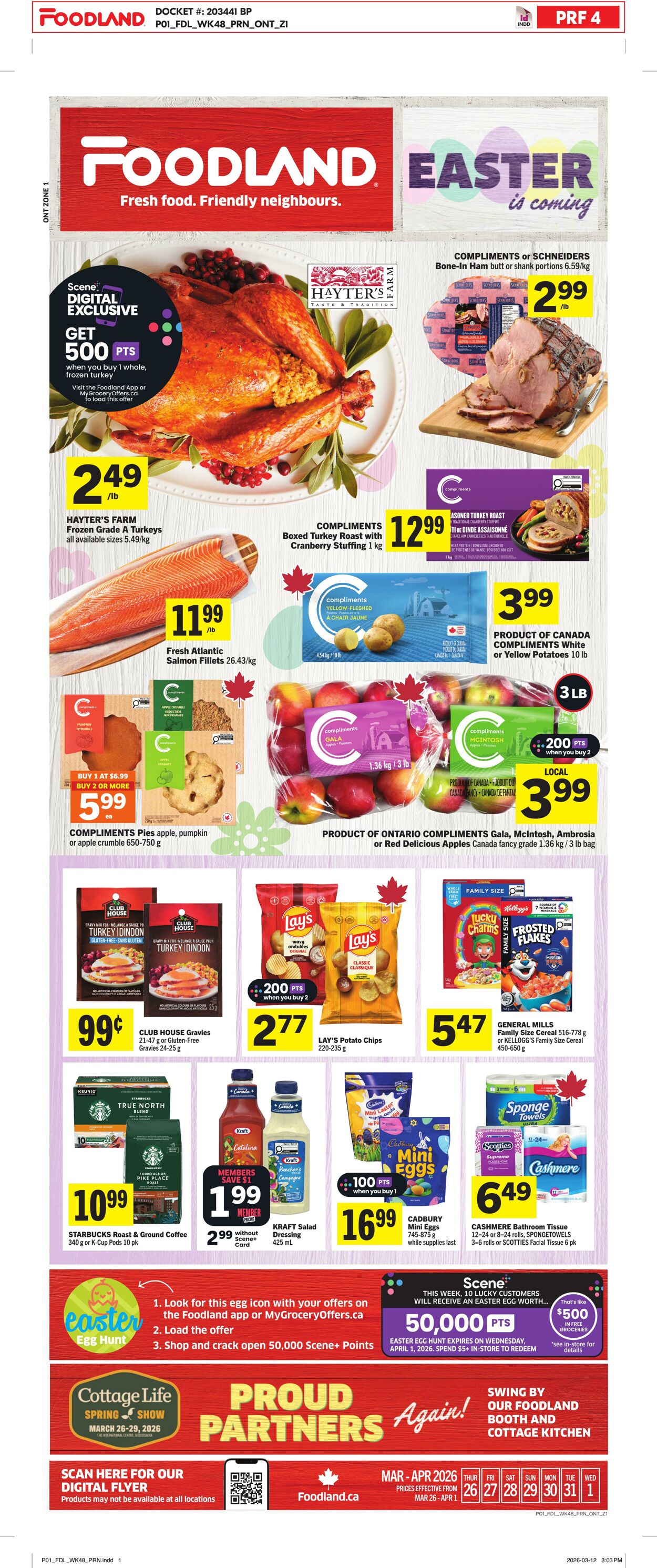 Flyer Foodland 26.03.2026 - 01.04.2026