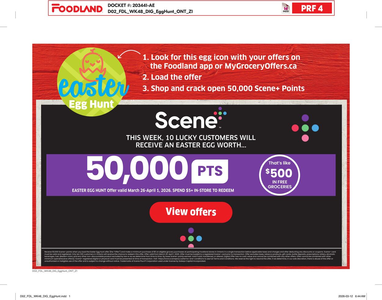 Flyer Foodland 26.03.2026 - 01.04.2026