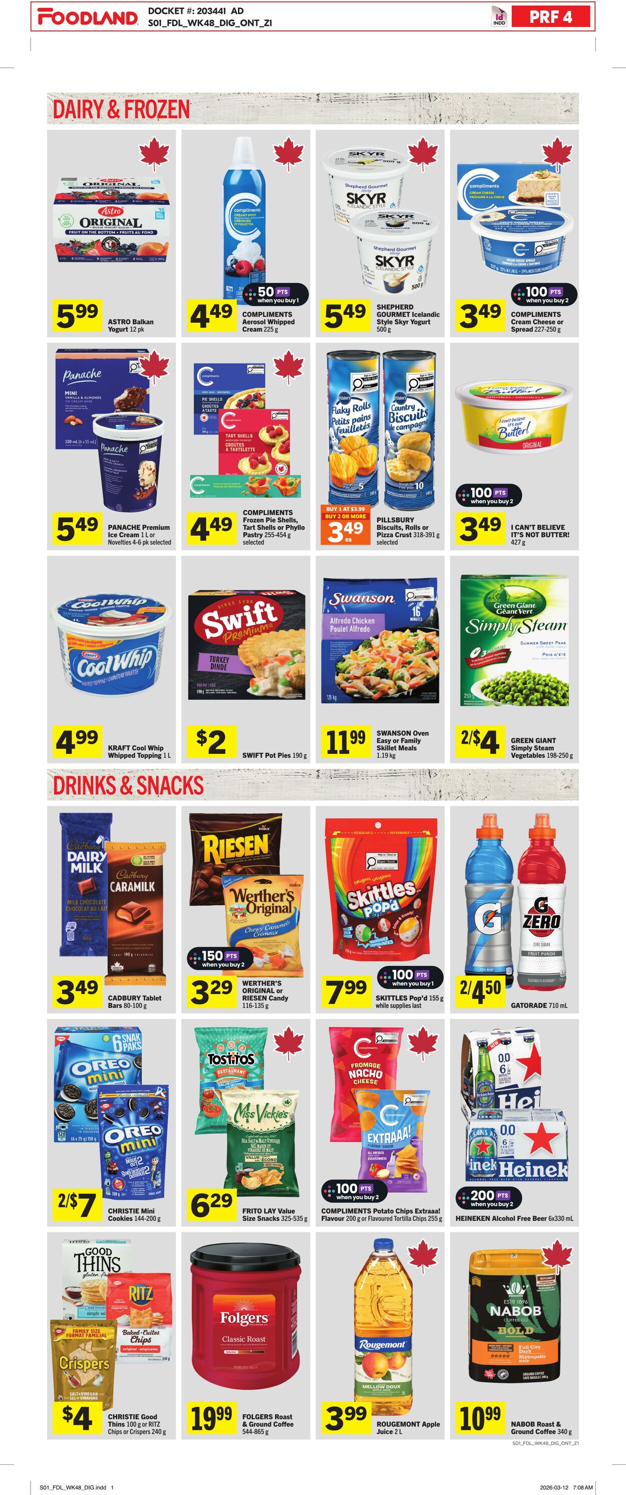 Flyer Foodland 26.03.2026 - 01.04.2026