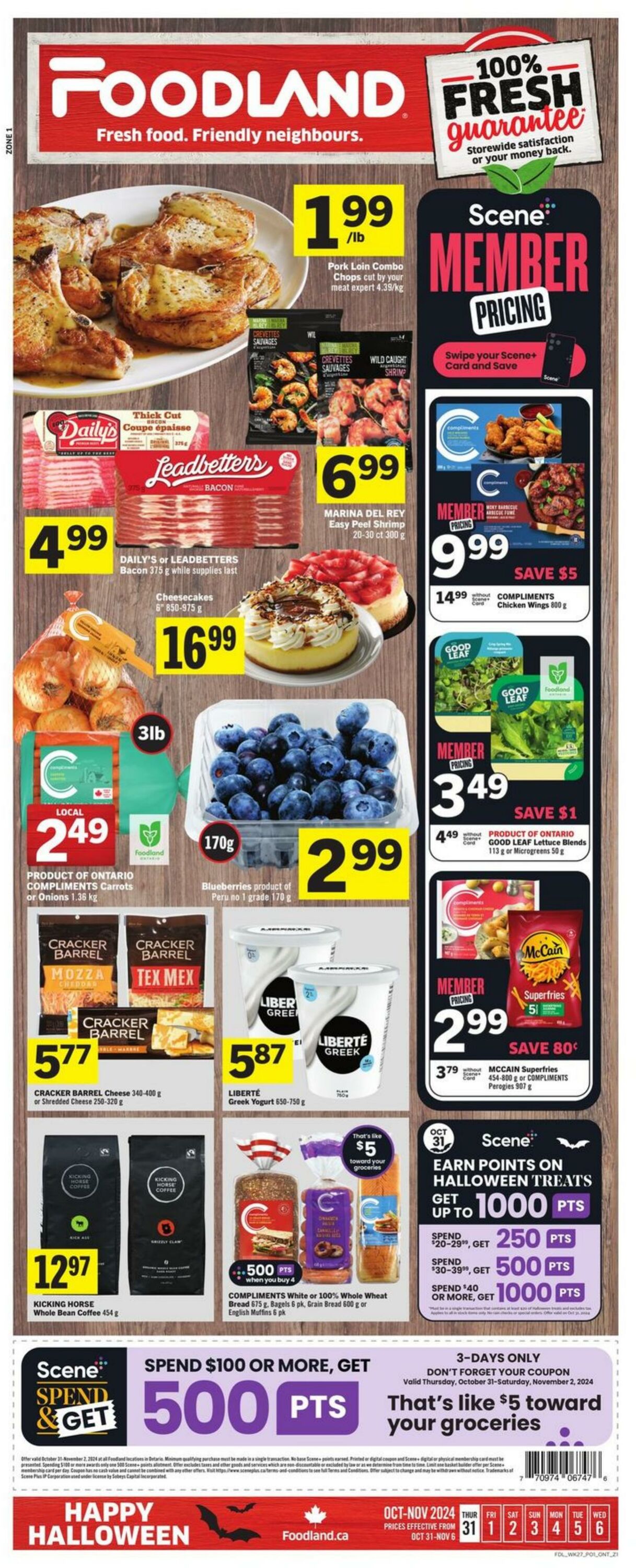 Flyer Foodland 31.10.2024 - 06.11.2024