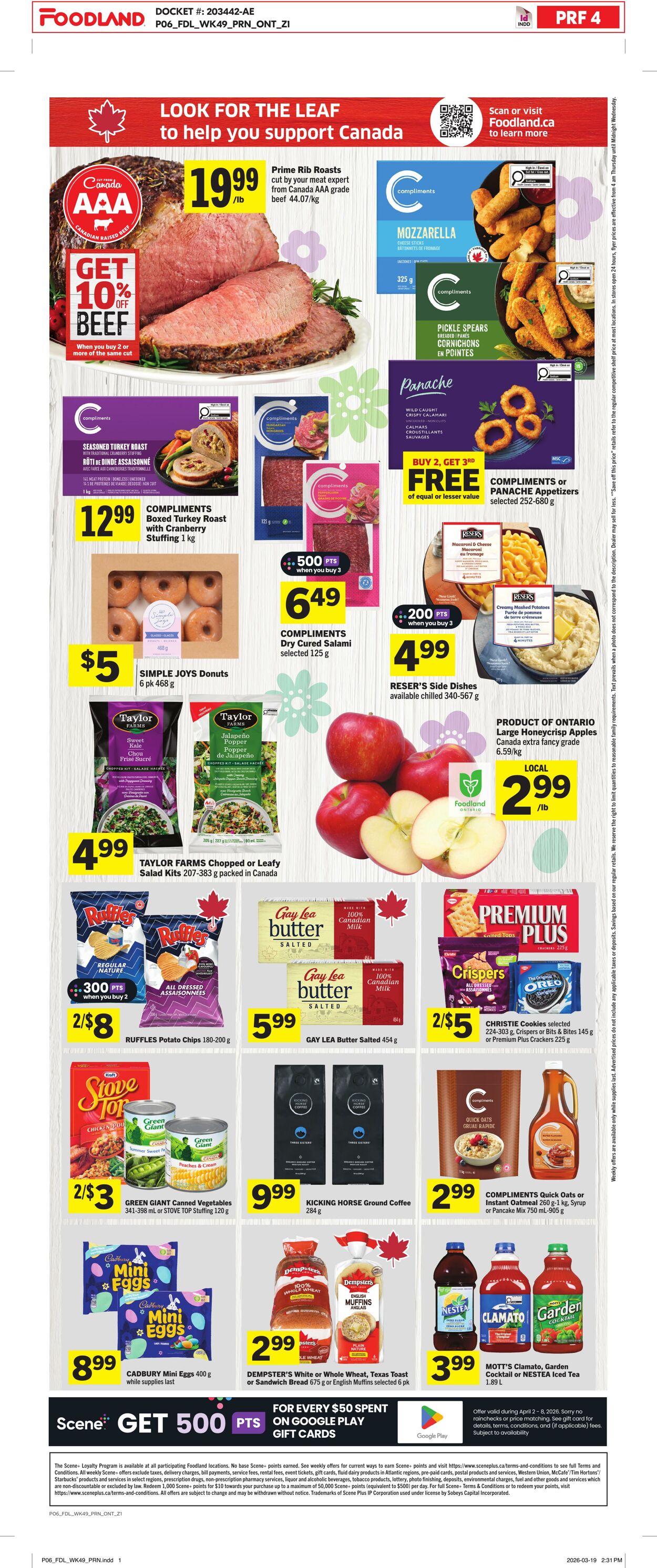 Flyer Foodland 02.04.2026 - 08.04.2026