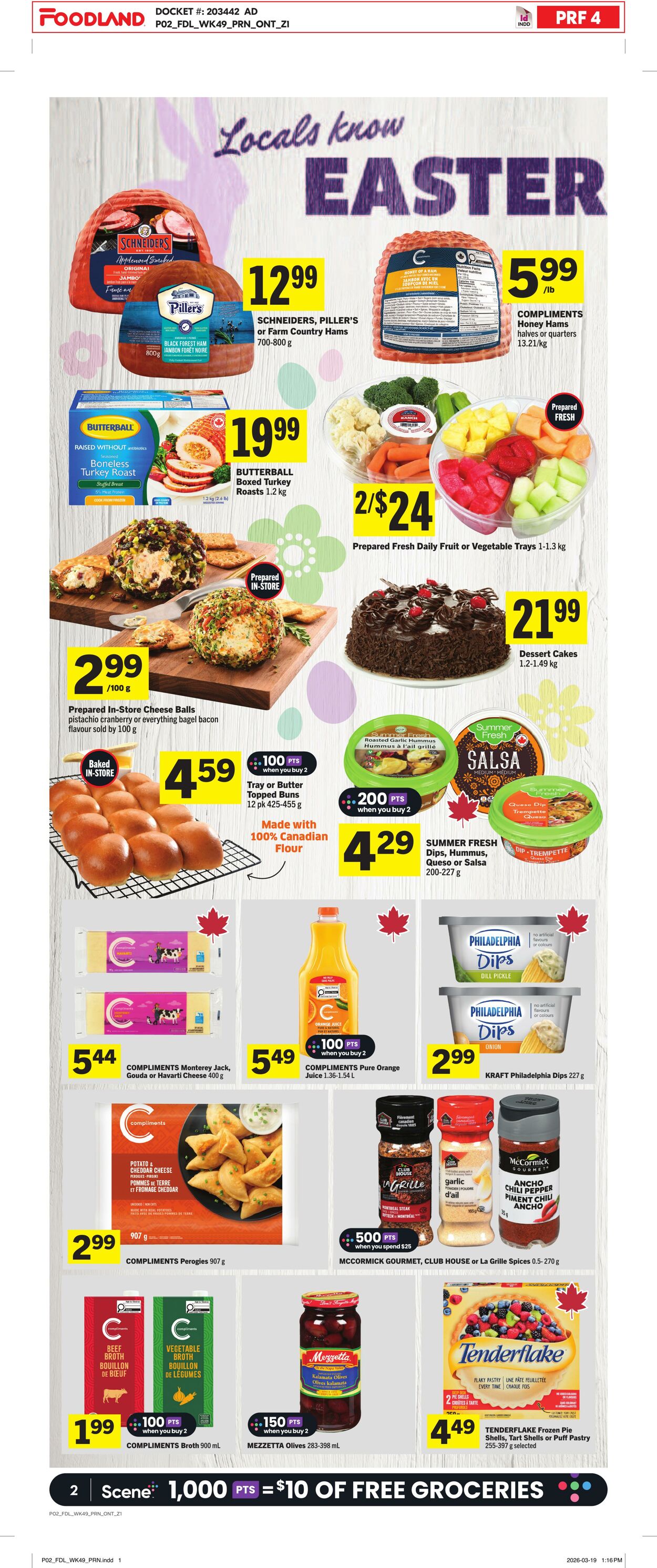 Flyer Foodland 02.04.2026 - 08.04.2026